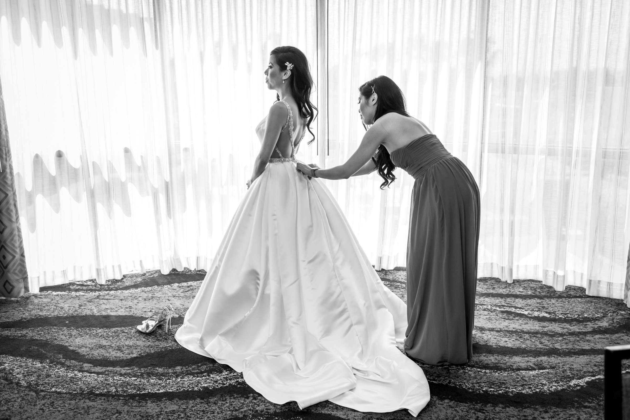 Hilton La Jolla Torrey Pines Wedding coordinated by Sweet Blossom Weddings, Jennifer and Sean Wedding Photo #50 by True Photography