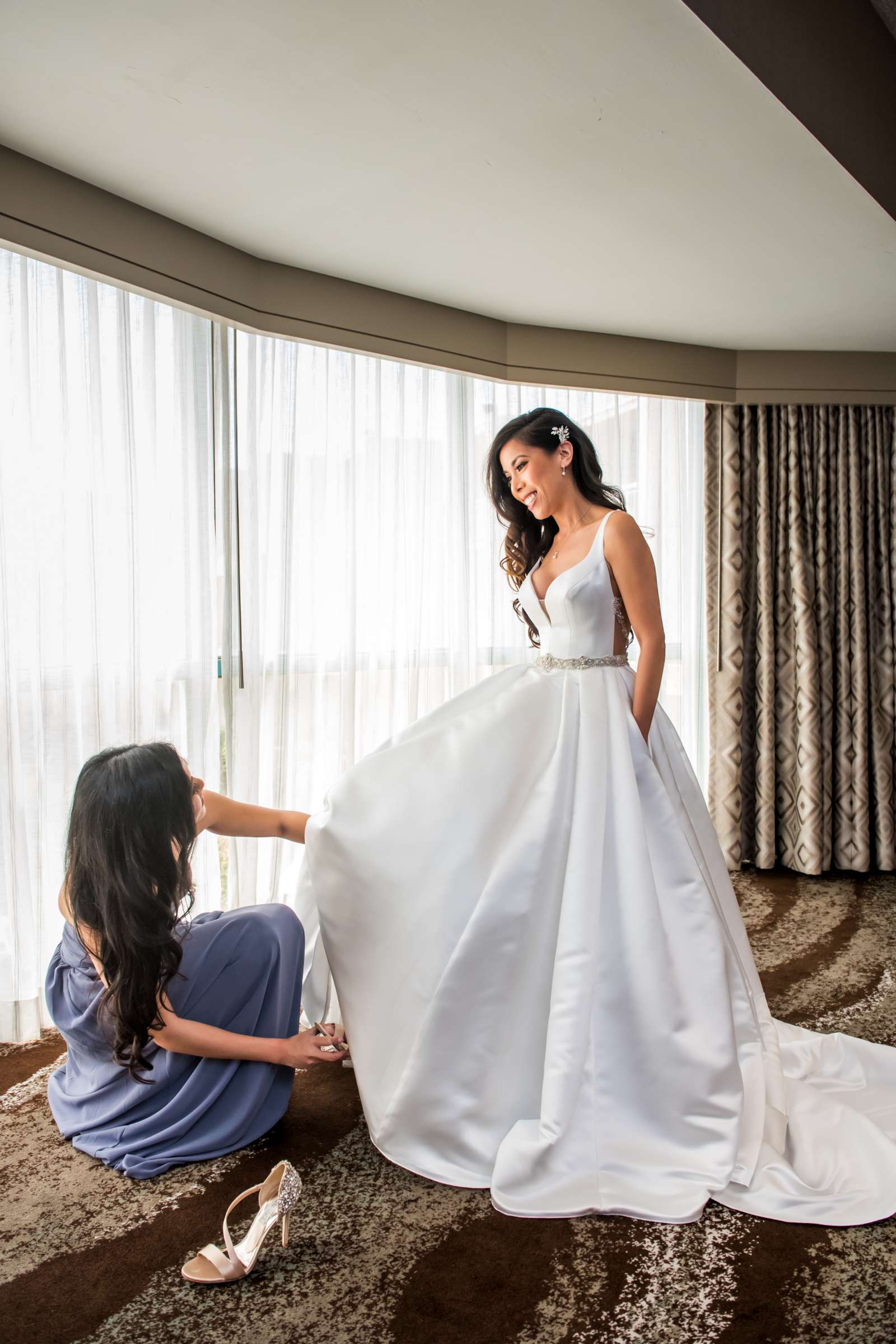 Hilton La Jolla Torrey Pines Wedding coordinated by Sweet Blossom Weddings, Jennifer and Sean Wedding Photo #52 by True Photography