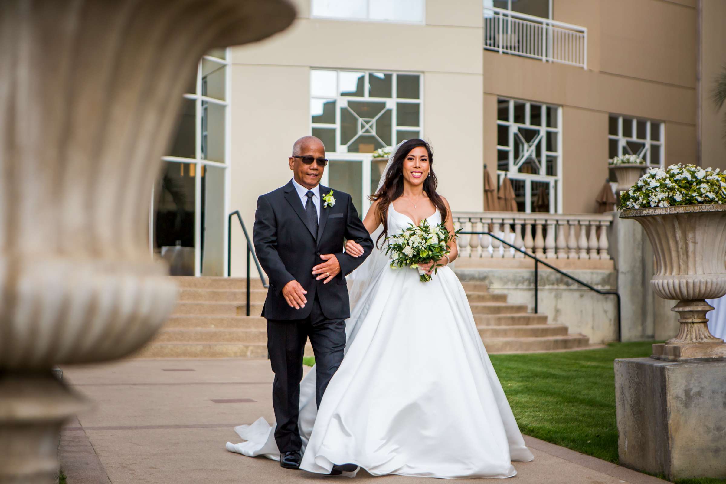 Hilton La Jolla Torrey Pines Wedding coordinated by Sweet Blossom Weddings, Jennifer and Sean Wedding Photo #73 by True Photography