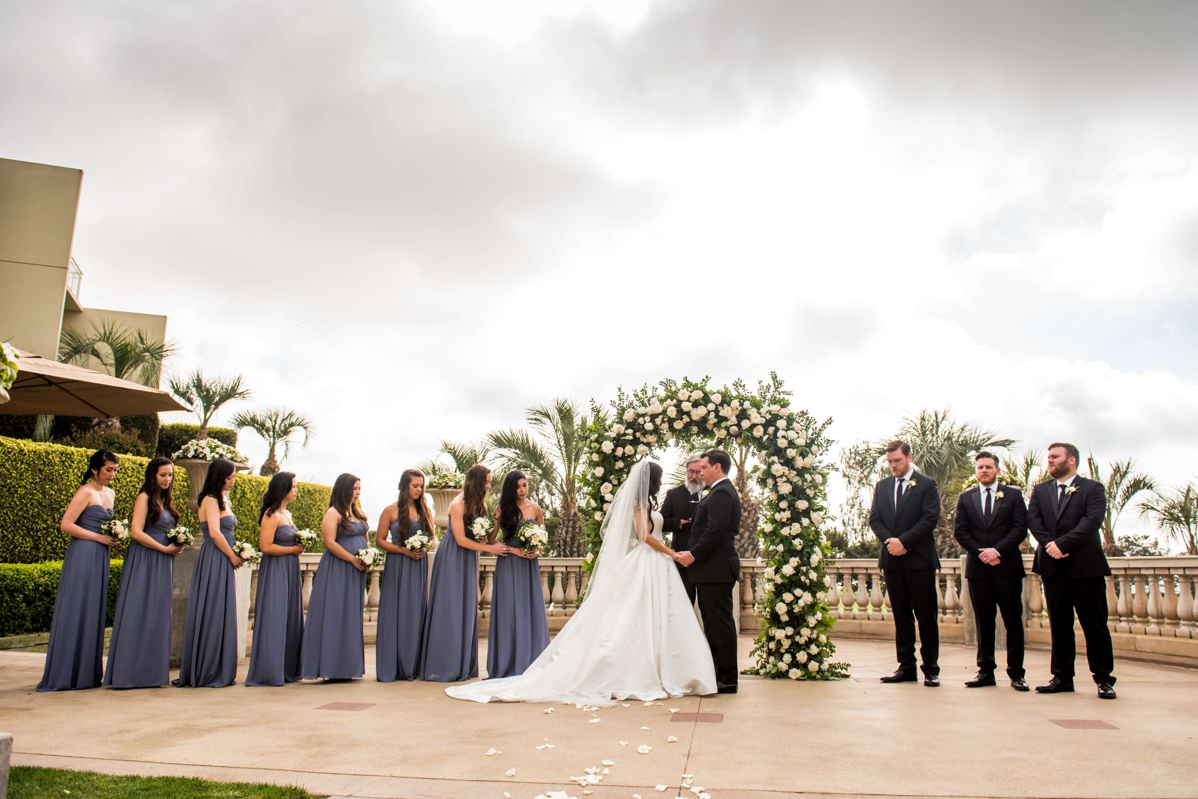 Hilton La Jolla Torrey Pines Wedding coordinated by Sweet Blossom Weddings, Jennifer and Sean Wedding Photo #80 by True Photography