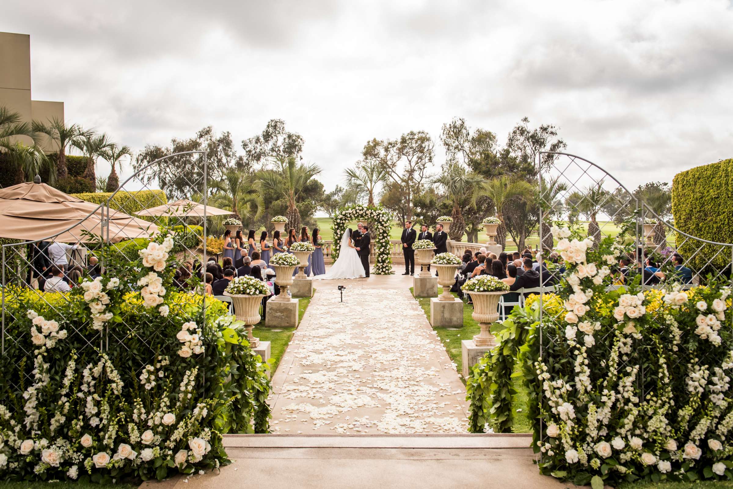 Hilton La Jolla Torrey Pines Wedding coordinated by Sweet Blossom Weddings, Jennifer and Sean Wedding Photo #82 by True Photography