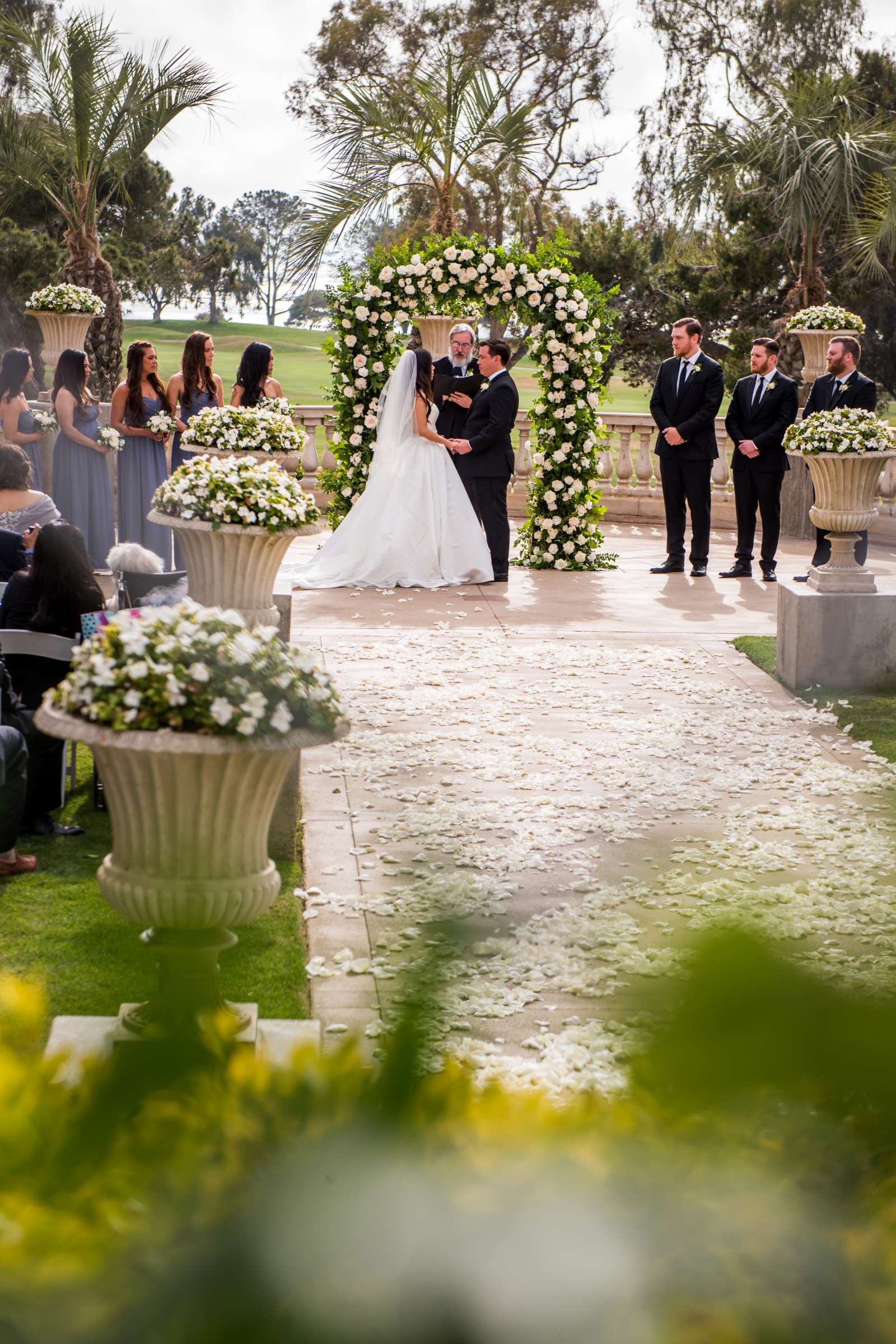 Hilton La Jolla Torrey Pines Wedding coordinated by Sweet Blossom Weddings, Jennifer and Sean Wedding Photo #86 by True Photography