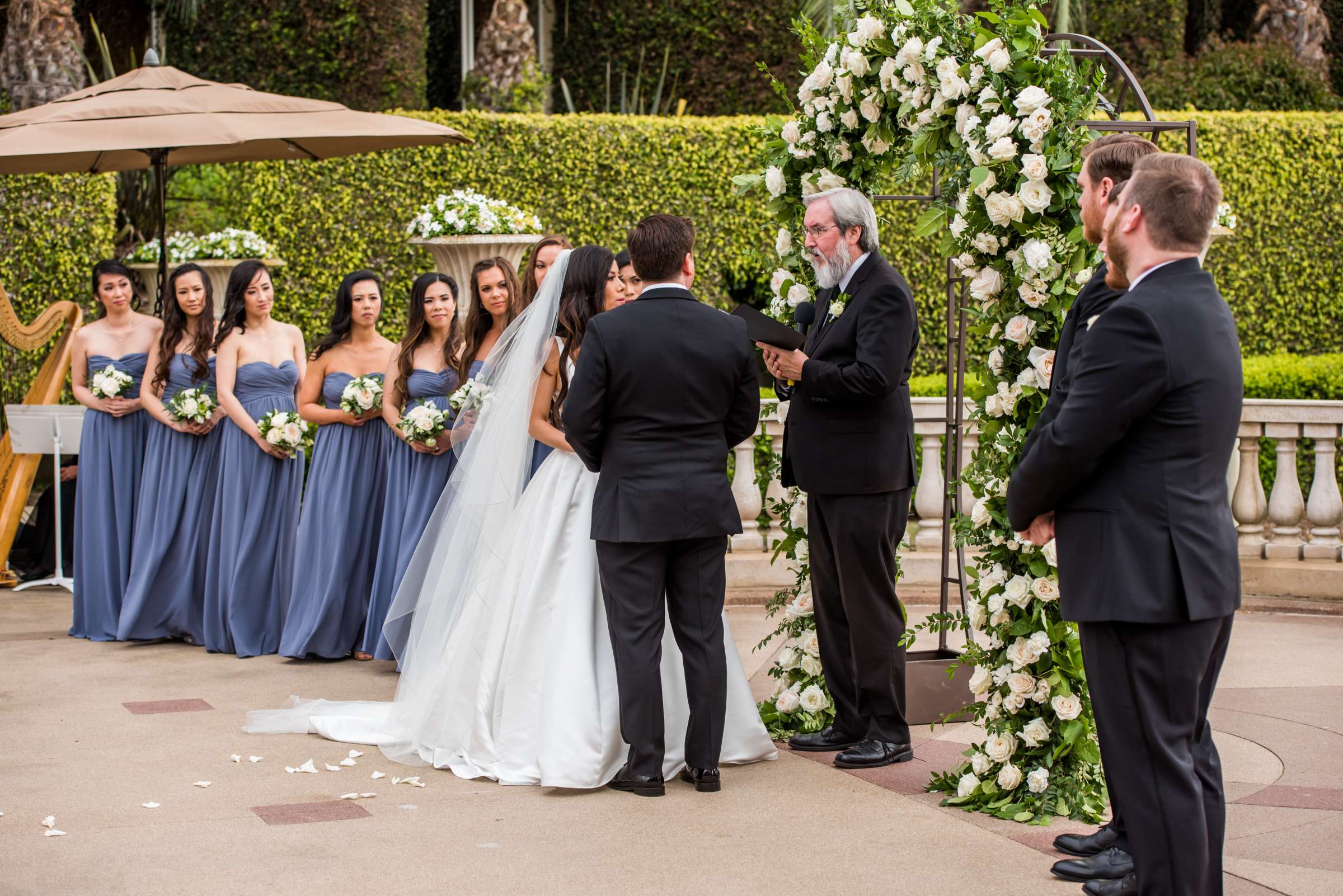Hilton La Jolla Torrey Pines Wedding coordinated by Sweet Blossom Weddings, Jennifer and Sean Wedding Photo #90 by True Photography
