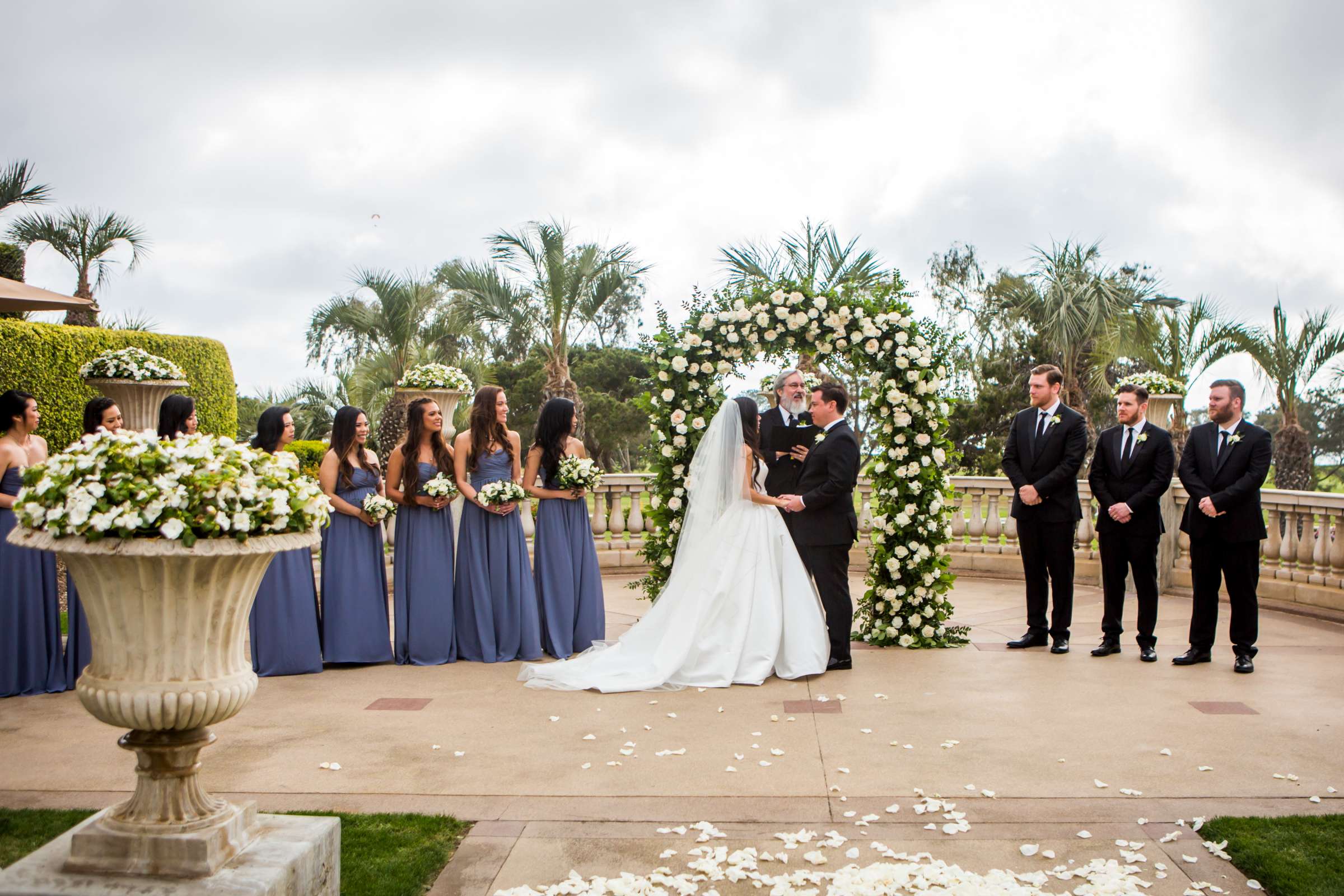 Hilton La Jolla Torrey Pines Wedding coordinated by Sweet Blossom Weddings, Jennifer and Sean Wedding Photo #96 by True Photography