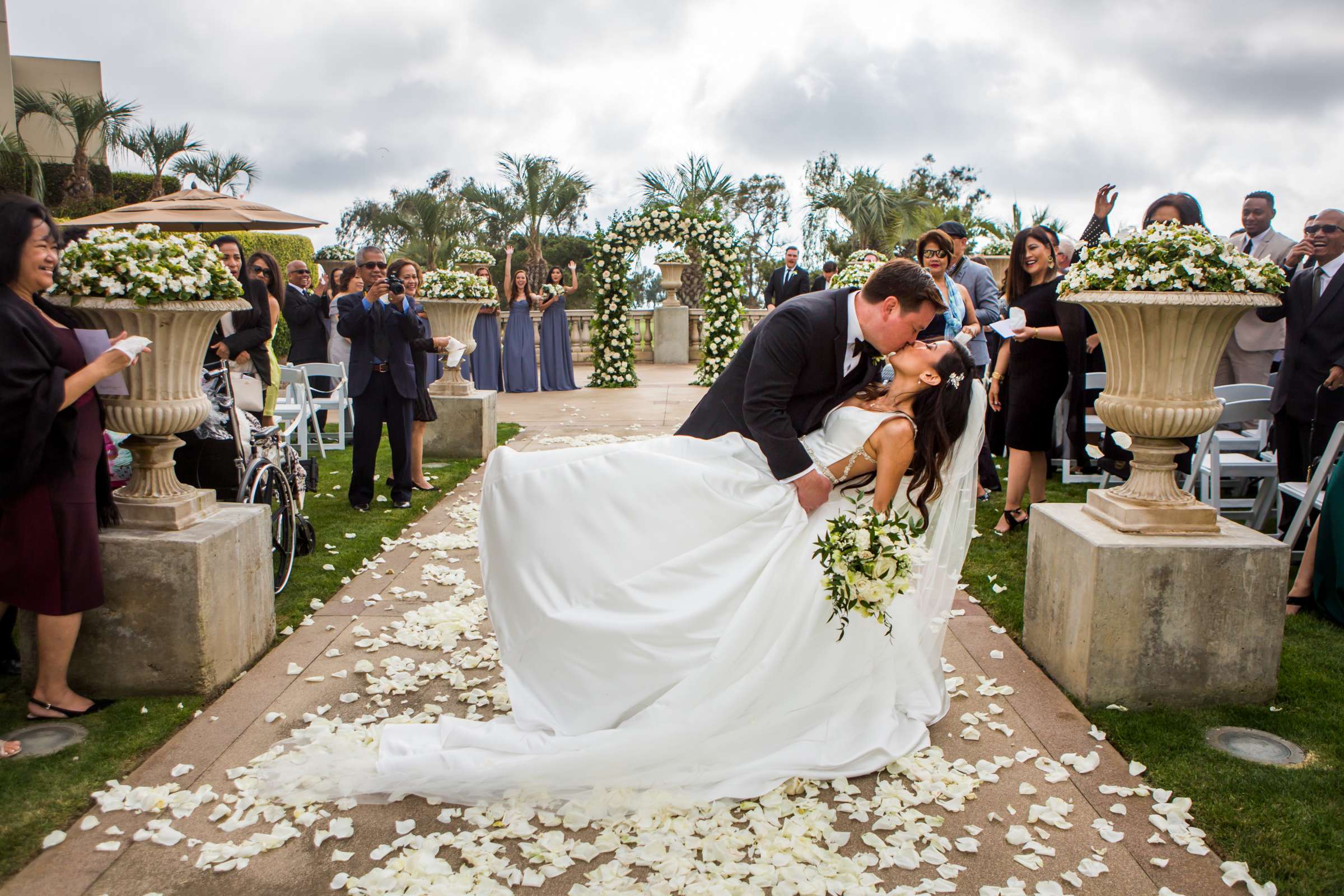 Hilton La Jolla Torrey Pines Wedding coordinated by Sweet Blossom Weddings, Jennifer and Sean Wedding Photo #100 by True Photography