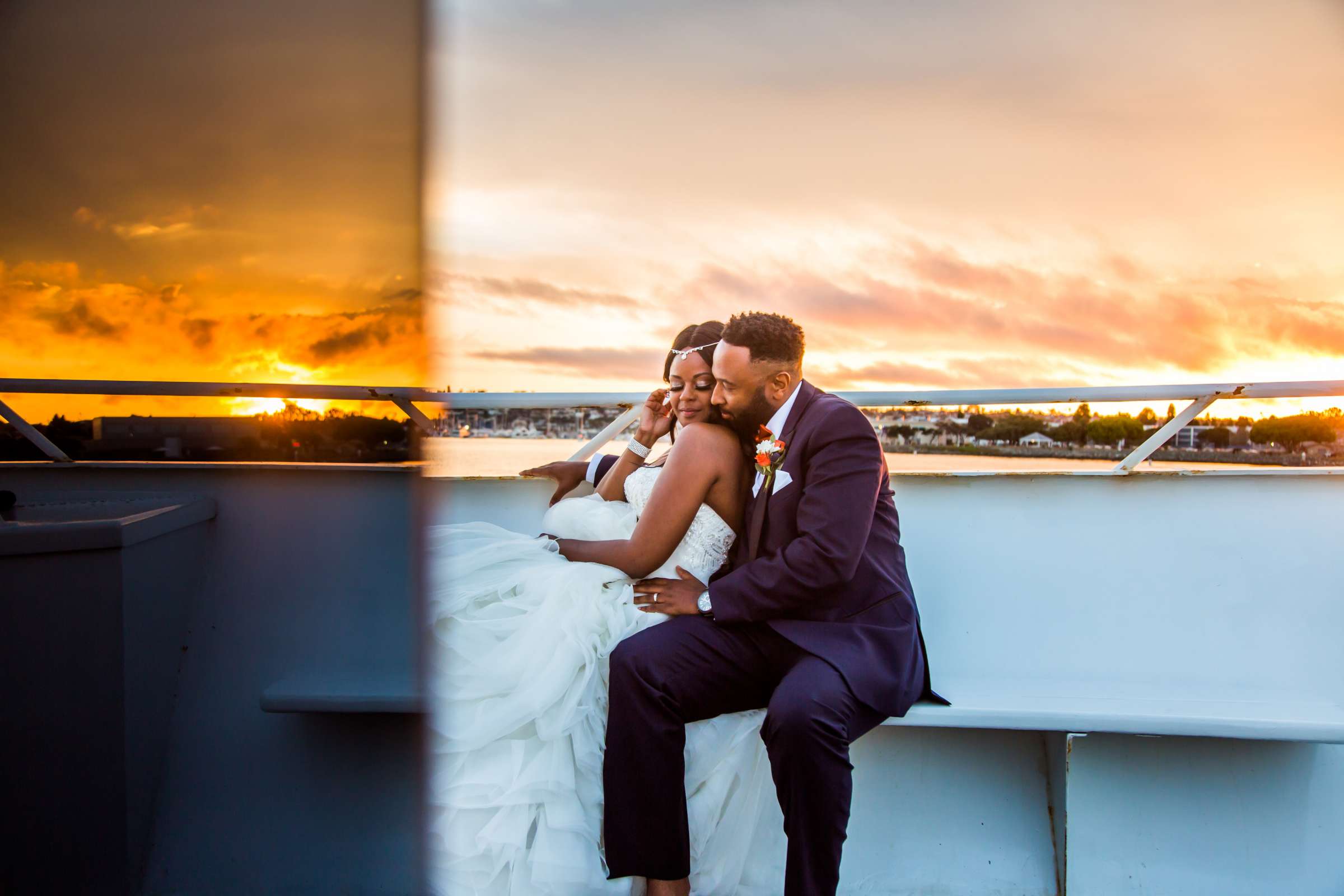 Hornblower cruise line Wedding, Deanna and Gregory Wedding Photo #1 by True Photography