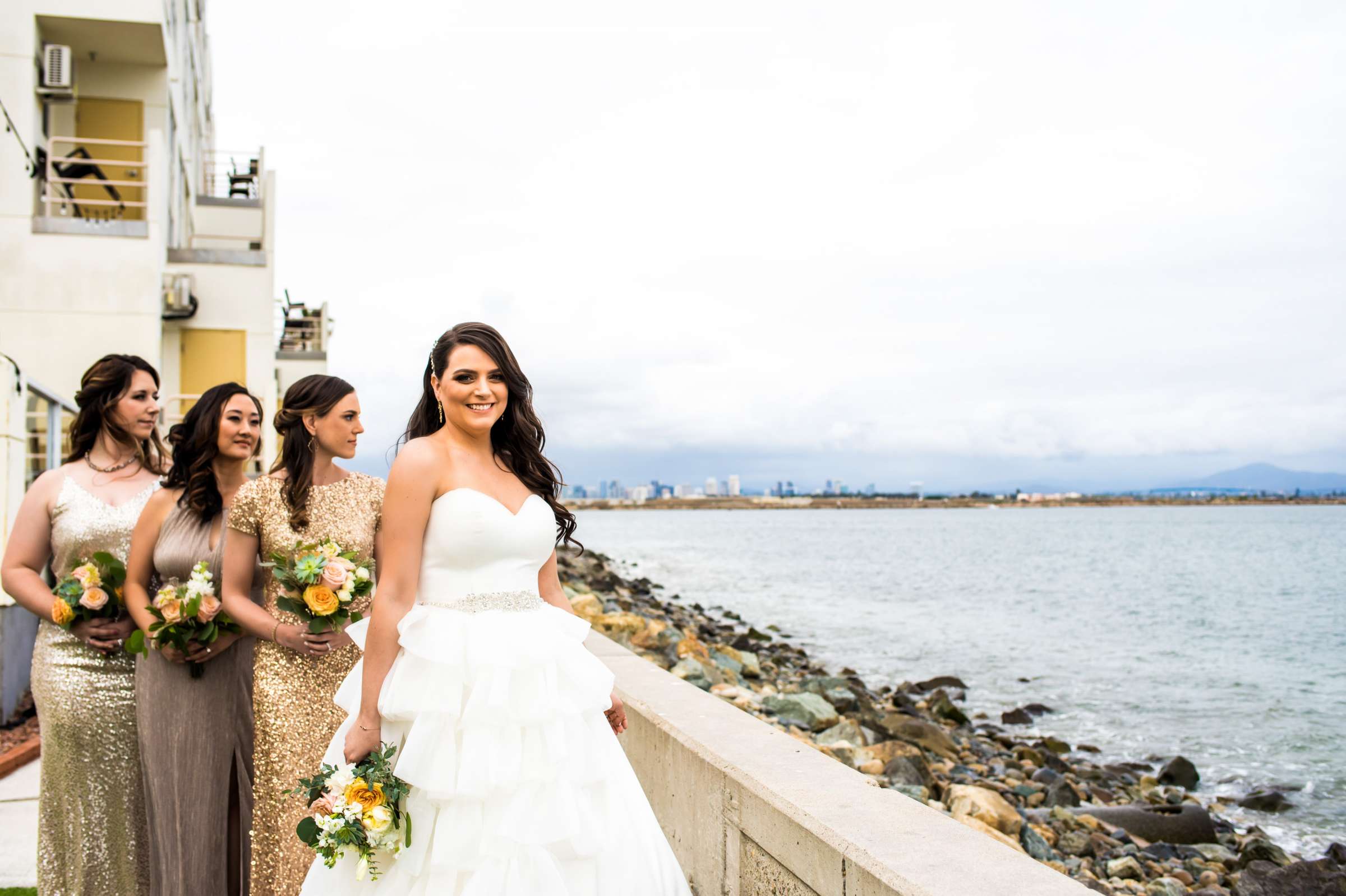 Ocean View Room Wedding coordinated by San Diego Life Events, Jenny and Brad Wedding Photo #105 by True Photography