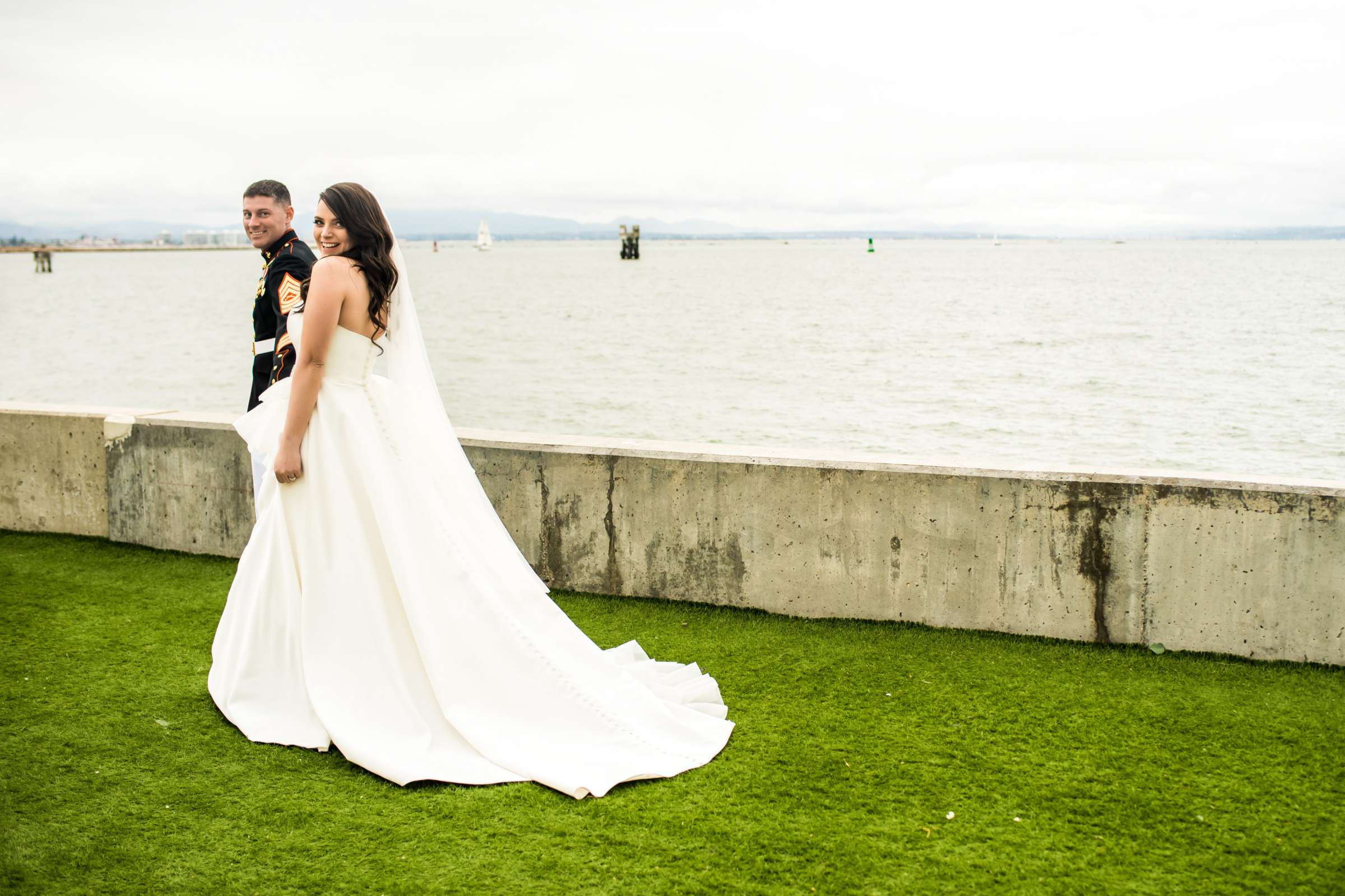 Ocean View Room Wedding coordinated by San Diego Life Events, Jenny and Brad Wedding Photo #119 by True Photography