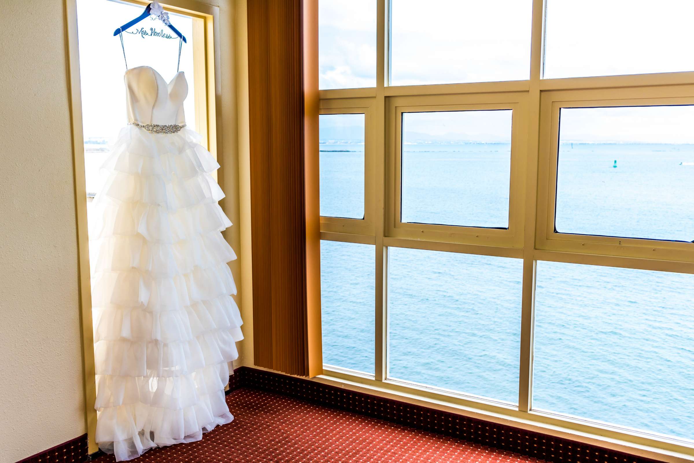 Ocean View Room Wedding coordinated by San Diego Life Events, Jenny and Brad Wedding Photo #158 by True Photography
