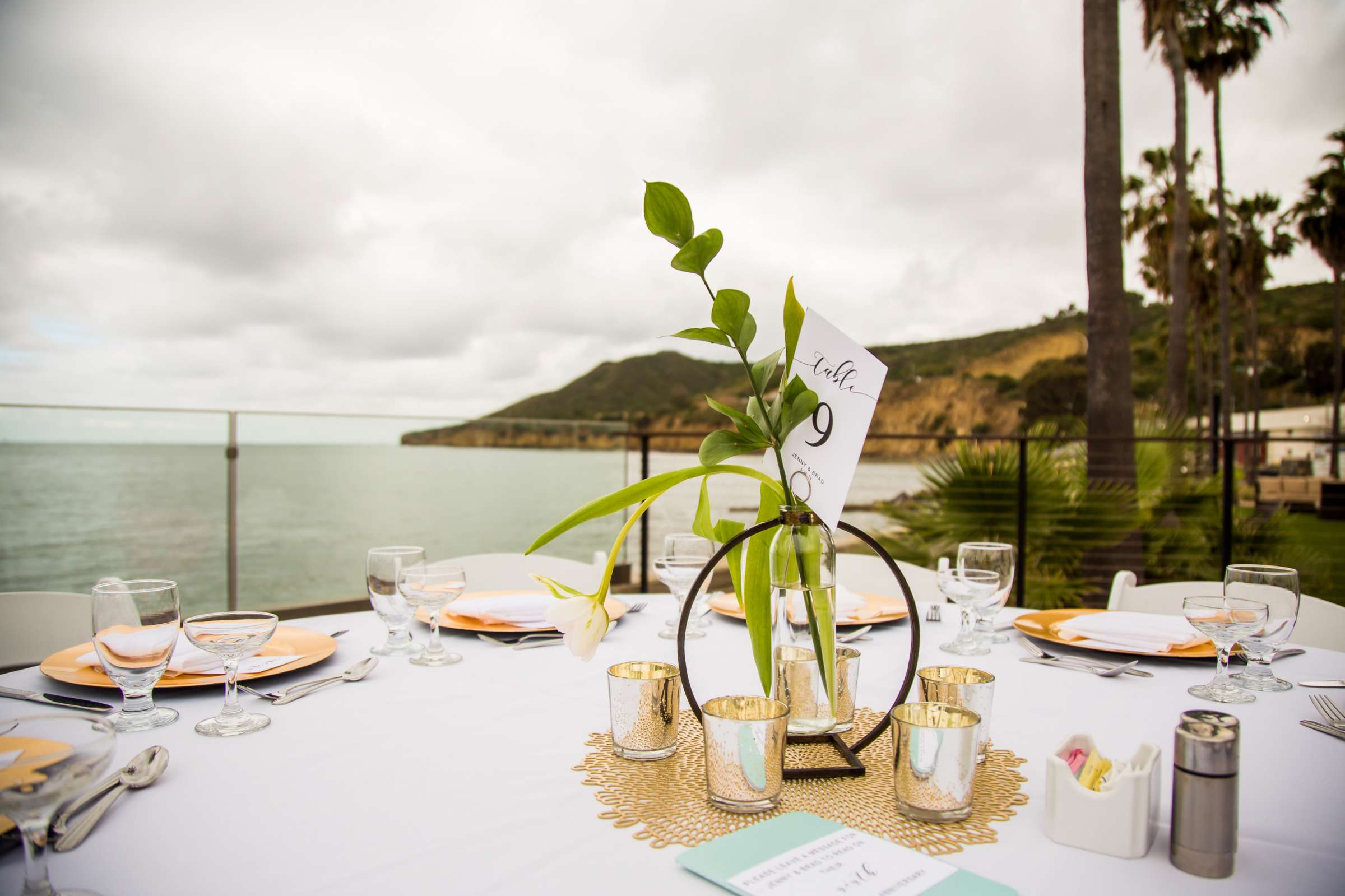 Ocean View Room Wedding coordinated by San Diego Life Events, Jenny and Brad Wedding Photo #175 by True Photography