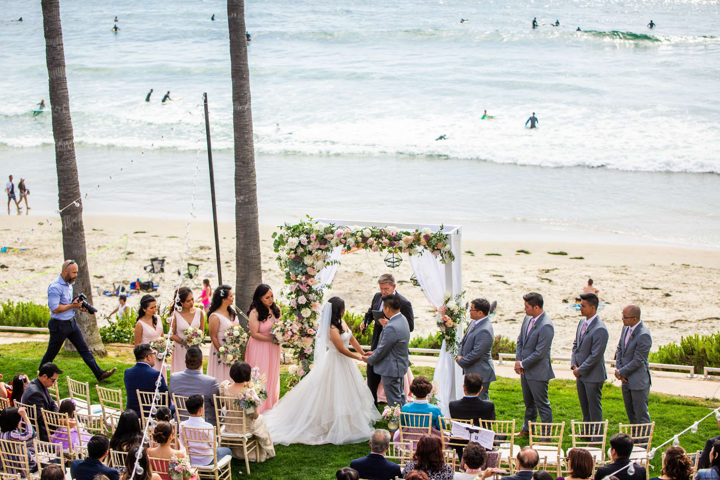 Scripps Seaside Forum Wedding coordinated by First Comes Love Weddings & Events, Beth and Brian Wedding Photo #86 by True Photography