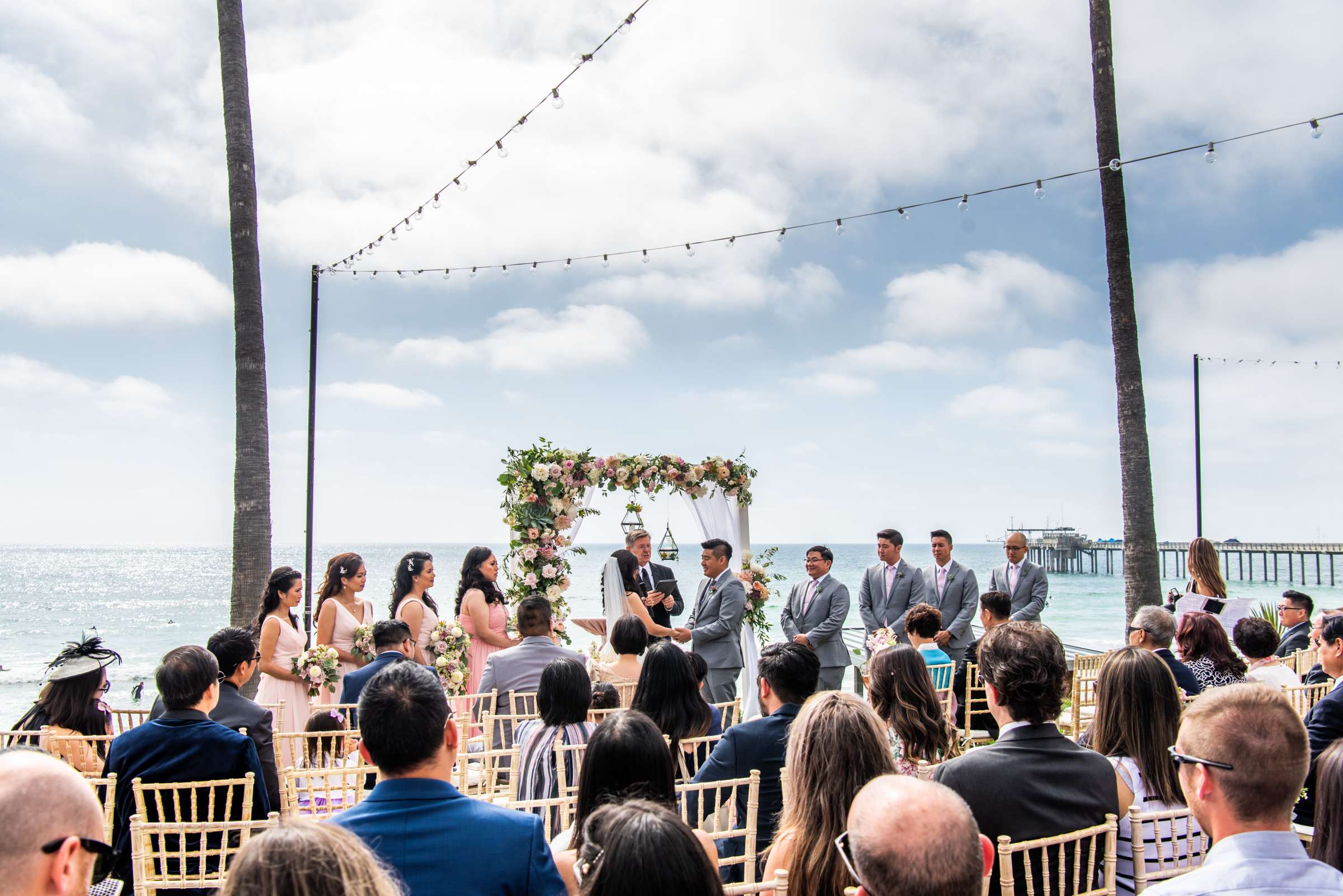 Scripps Seaside Forum Wedding coordinated by First Comes Love Weddings & Events, Beth and Brian Wedding Photo #88 by True Photography
