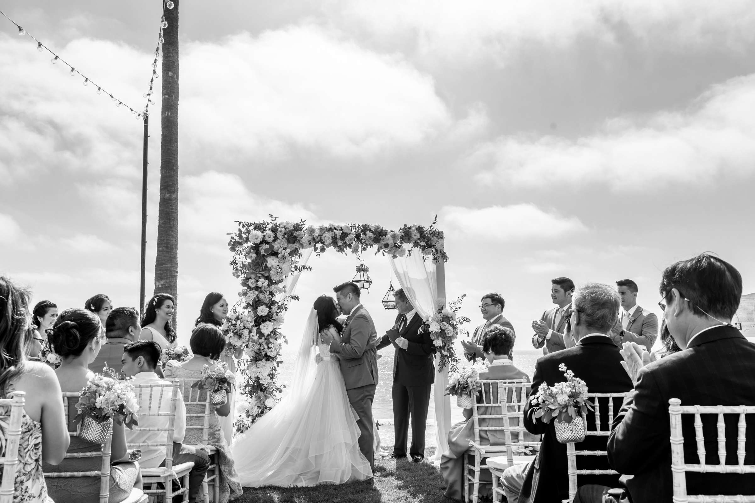 Scripps Seaside Forum Wedding coordinated by First Comes Love Weddings & Events, Beth and Brian Wedding Photo #91 by True Photography