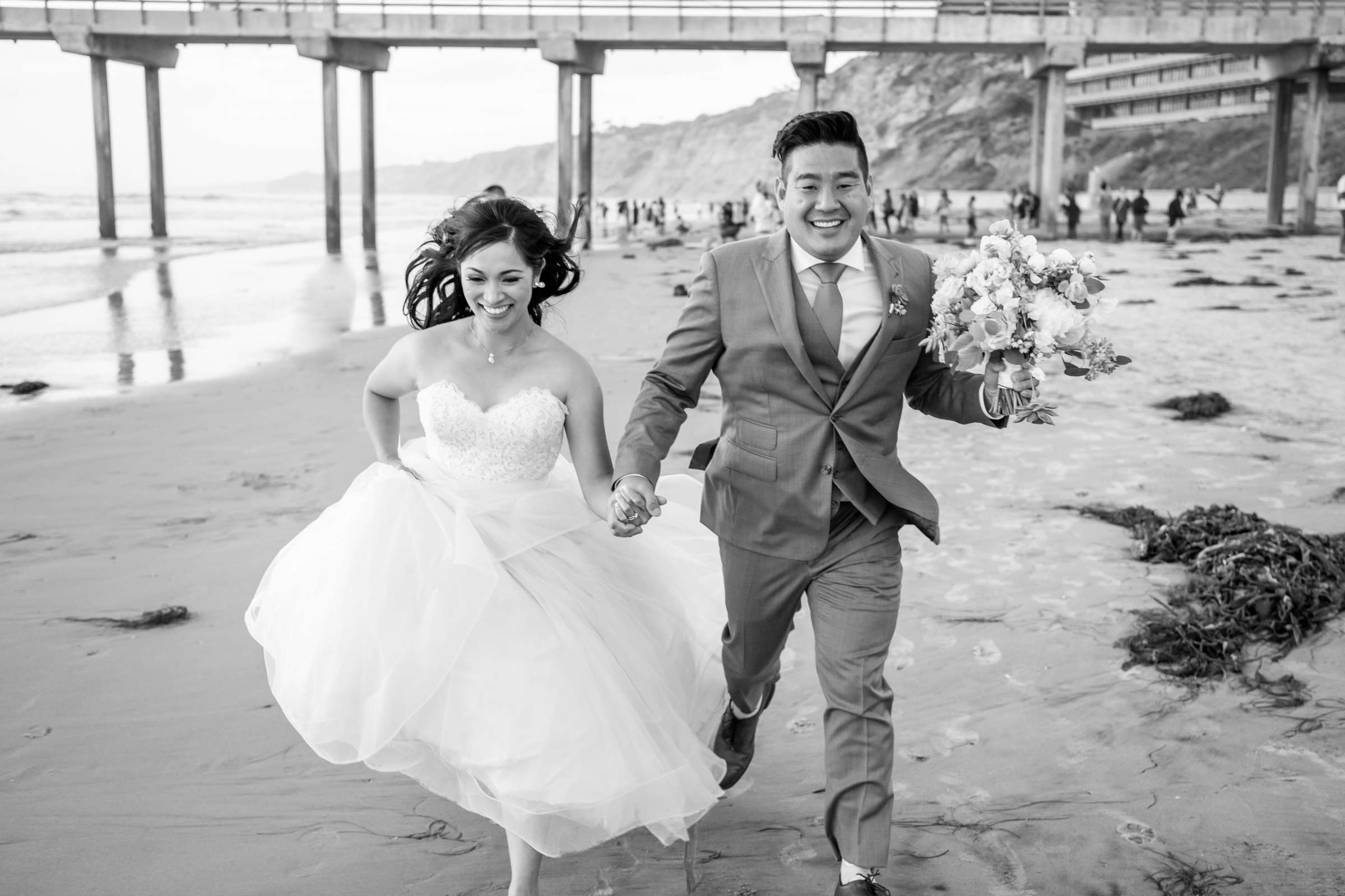 Scripps Seaside Forum Wedding coordinated by First Comes Love Weddings & Events, Beth and Brian Wedding Photo #155 by True Photography