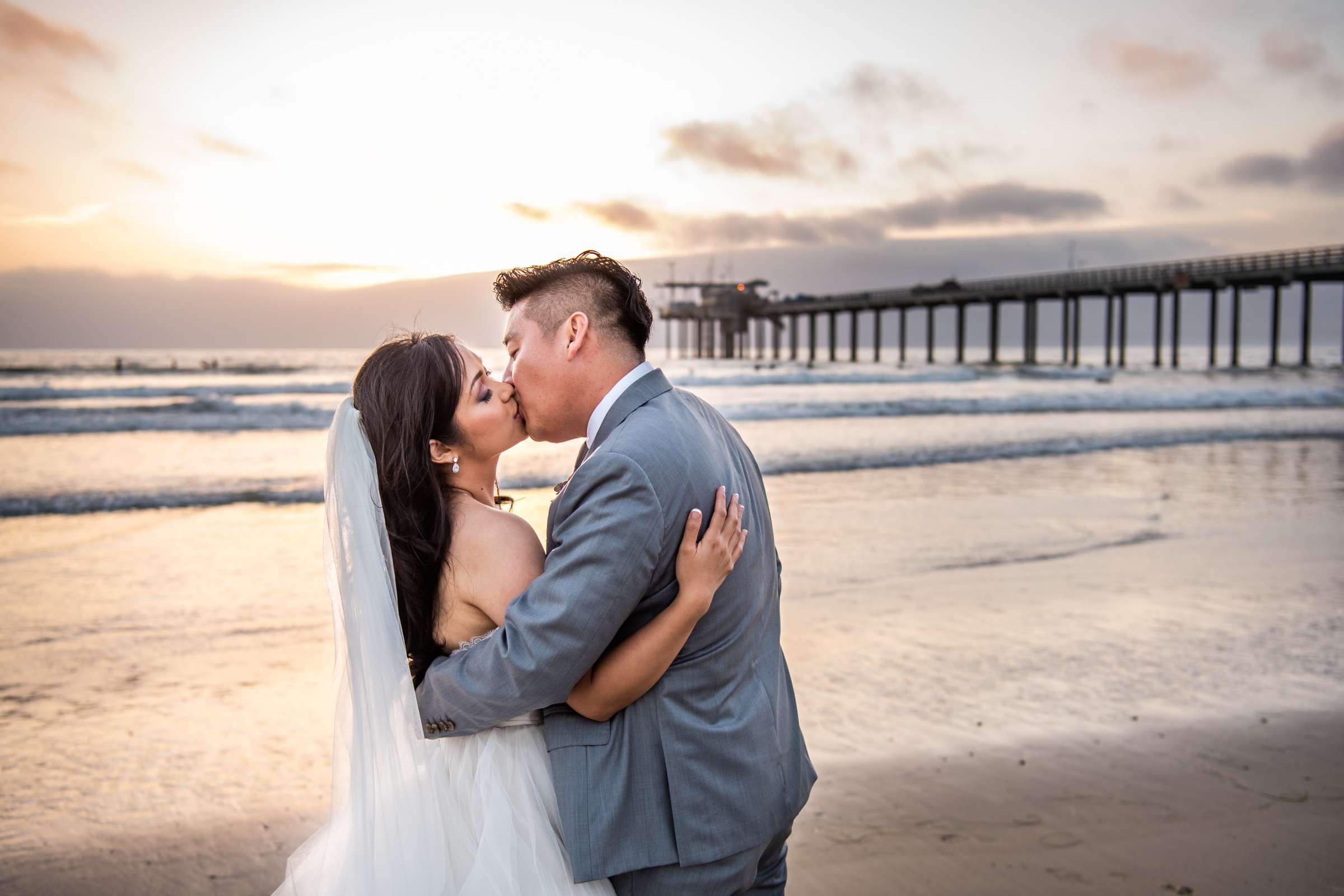 Scripps Seaside Forum Wedding coordinated by First Comes Love Weddings & Events, Beth and Brian Wedding Photo #157 by True Photography