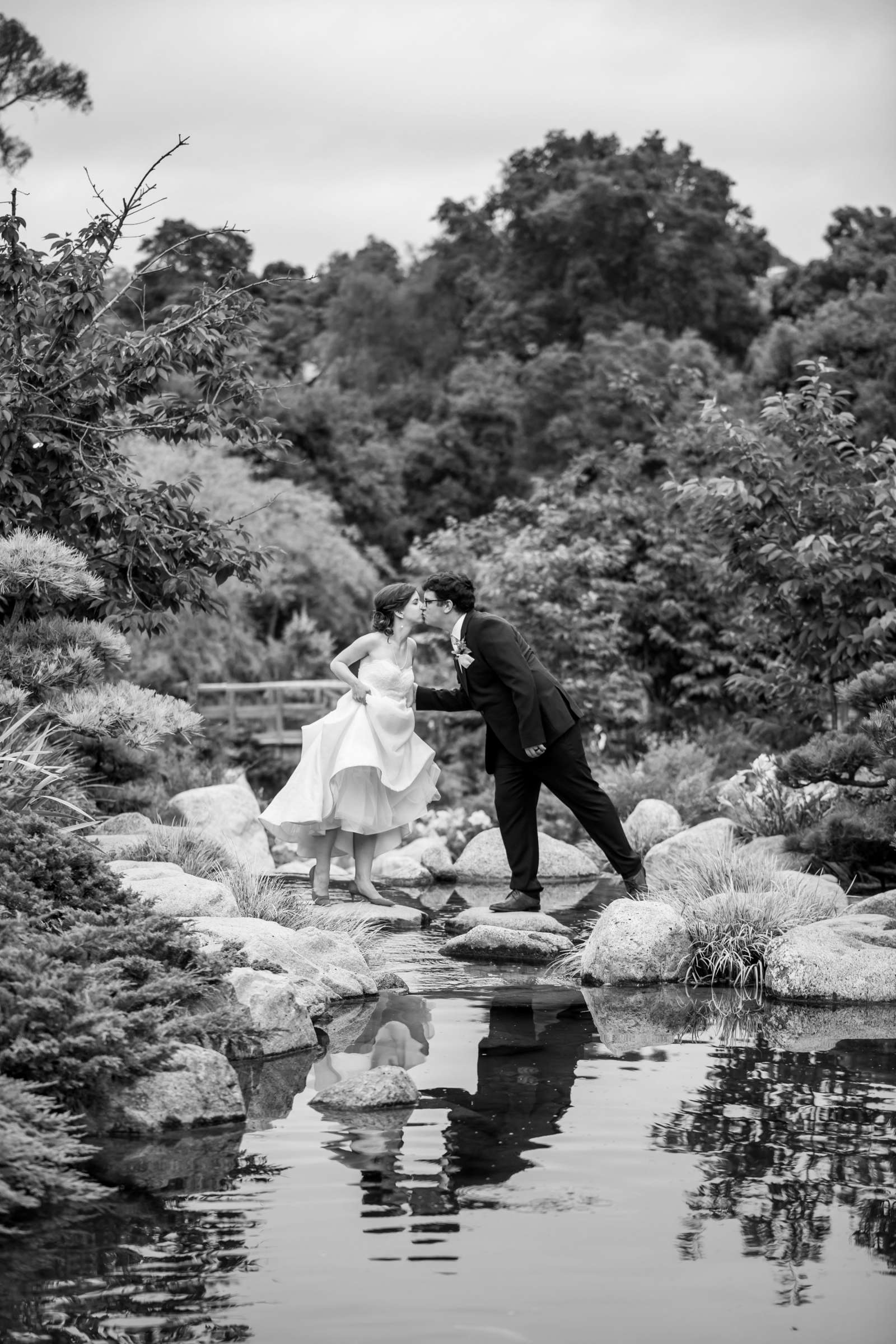 Japanese Friendship Garden Wedding coordinated by Elements of Style, Hailey and Peter Wedding Photo #32 by True Photography