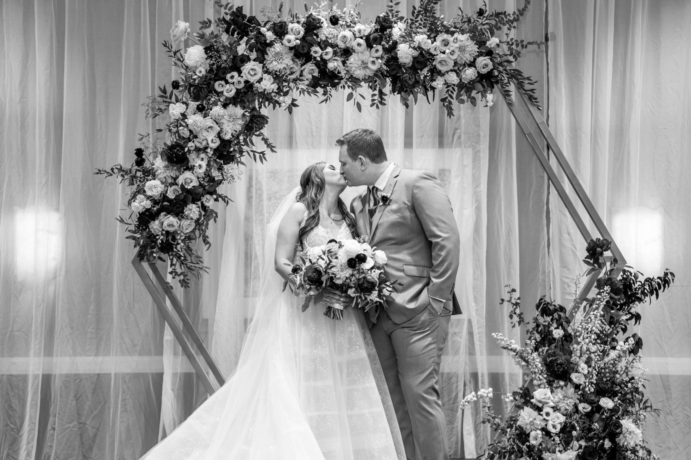 Manchester Grand Hyatt San Diego Wedding coordinated by First Comes Love Weddings & Events, Brittany and Chris Wedding Photo #75 by True Photography