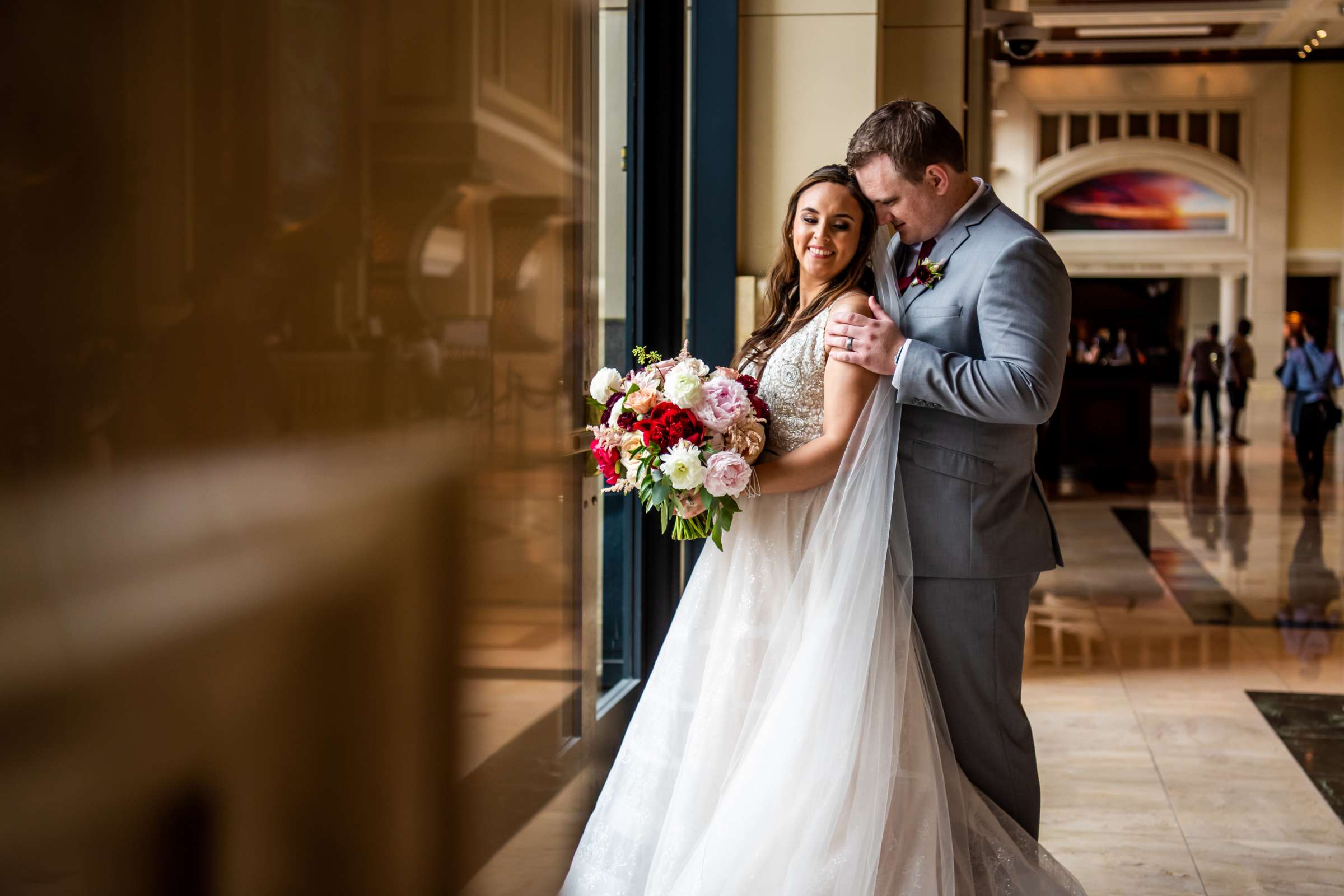 Manchester Grand Hyatt San Diego Wedding coordinated by First Comes Love Weddings & Events, Brittany and Chris Wedding Photo #102 by True Photography