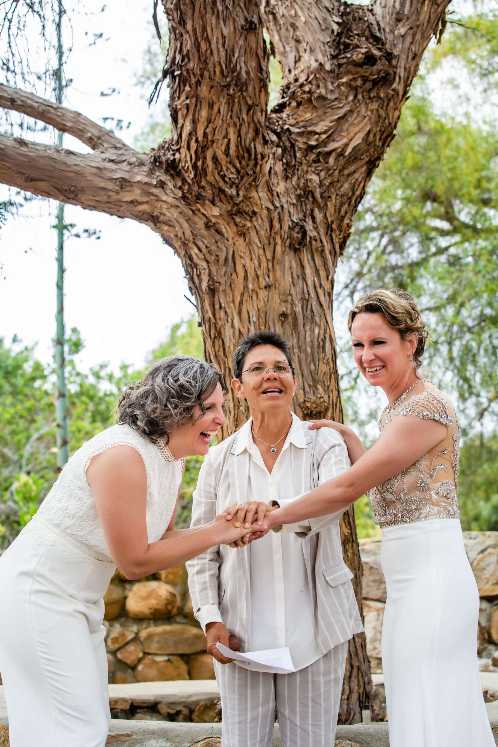 Ceremony at Leo Carrillo Ranch Wedding, Rose and Emily Wedding Photo #63 by True Photography