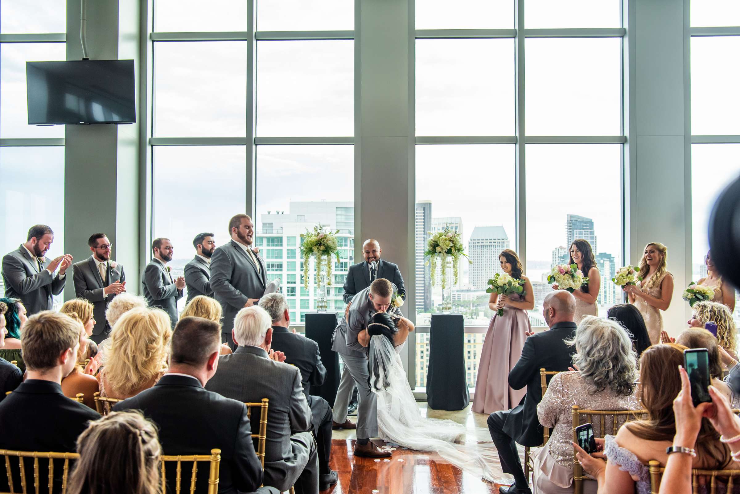 The Ultimate Skybox Wedding, Crimson and Matthew Wedding Photo #109 by True Photography