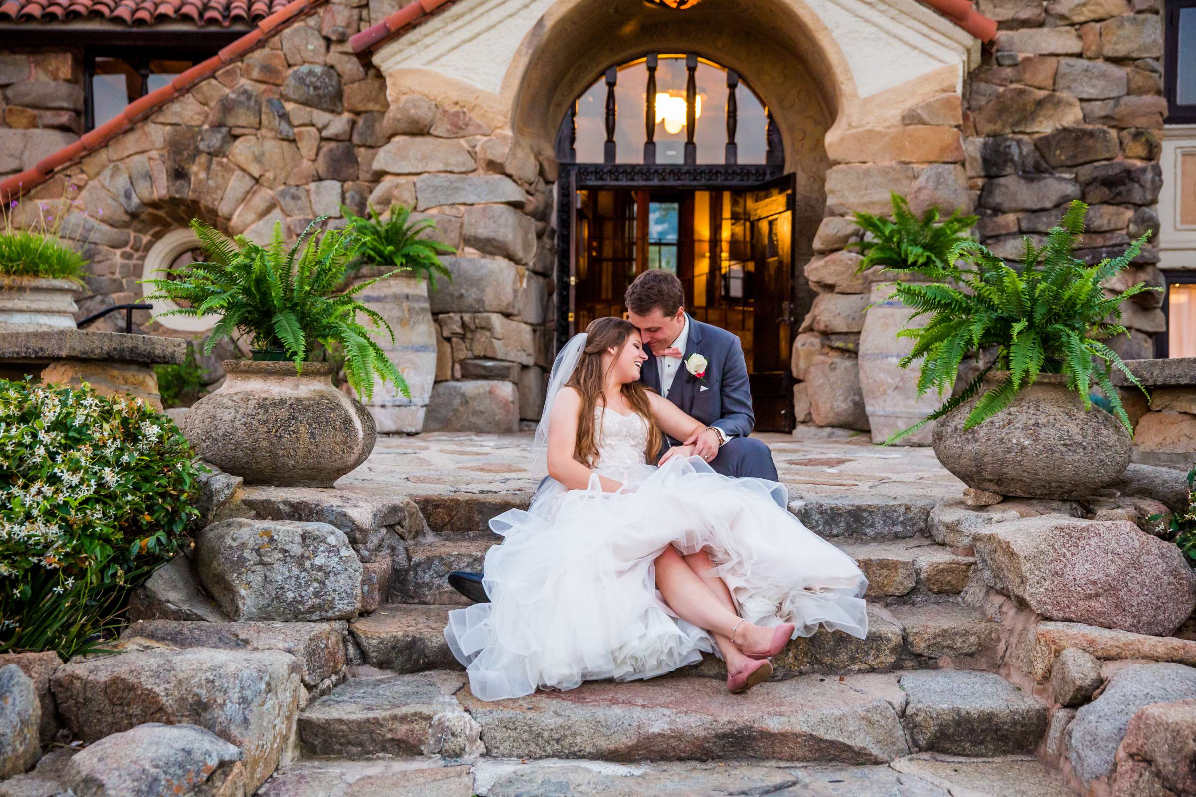 Mt Woodson Castle Wedding coordinated by Personal Touch Dining, Nicole and Noah Wedding Photo #26 by True Photography