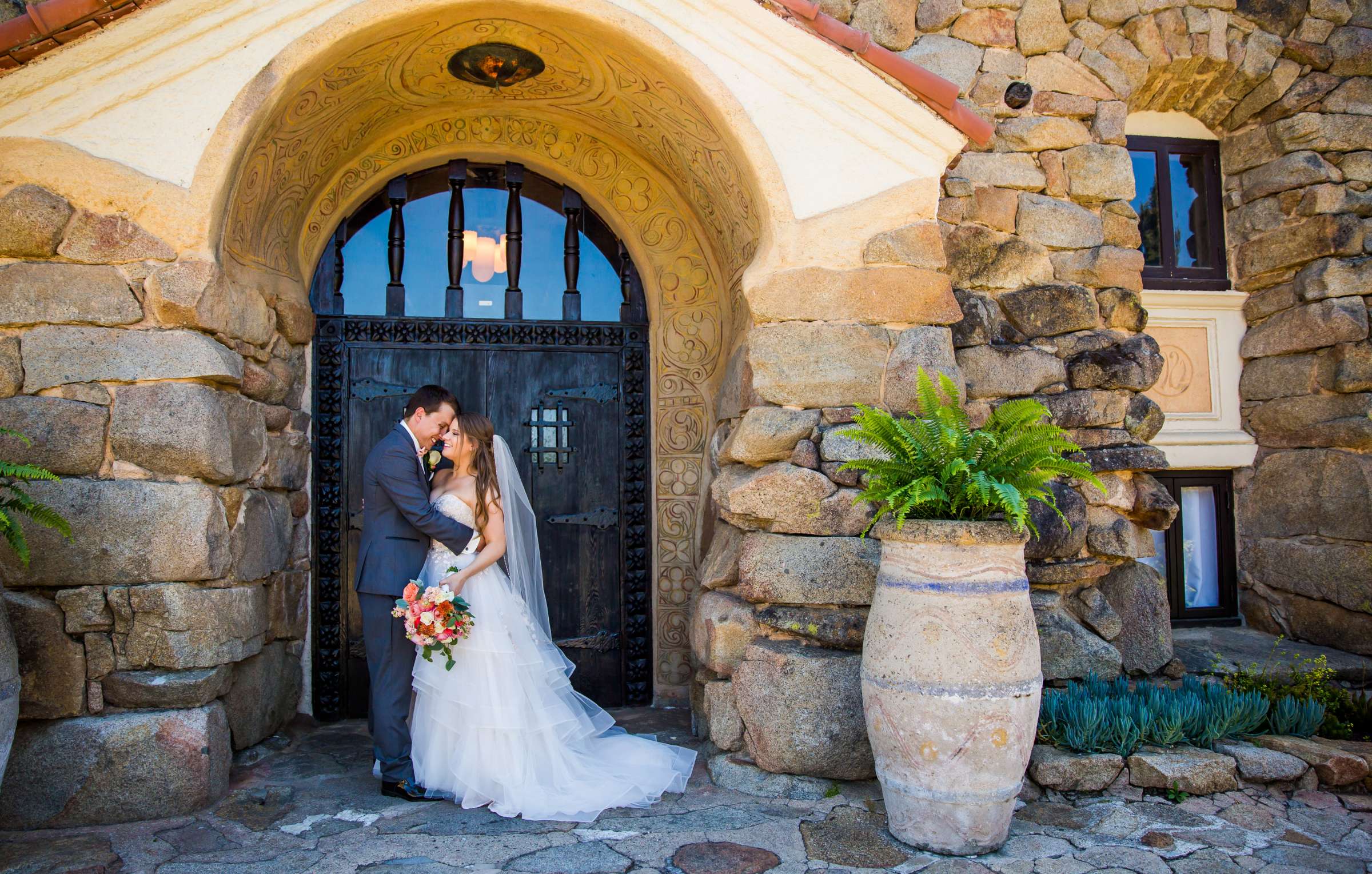 Mt Woodson Castle Wedding coordinated by Personal Touch Dining, Nicole and Noah Wedding Photo #58 by True Photography