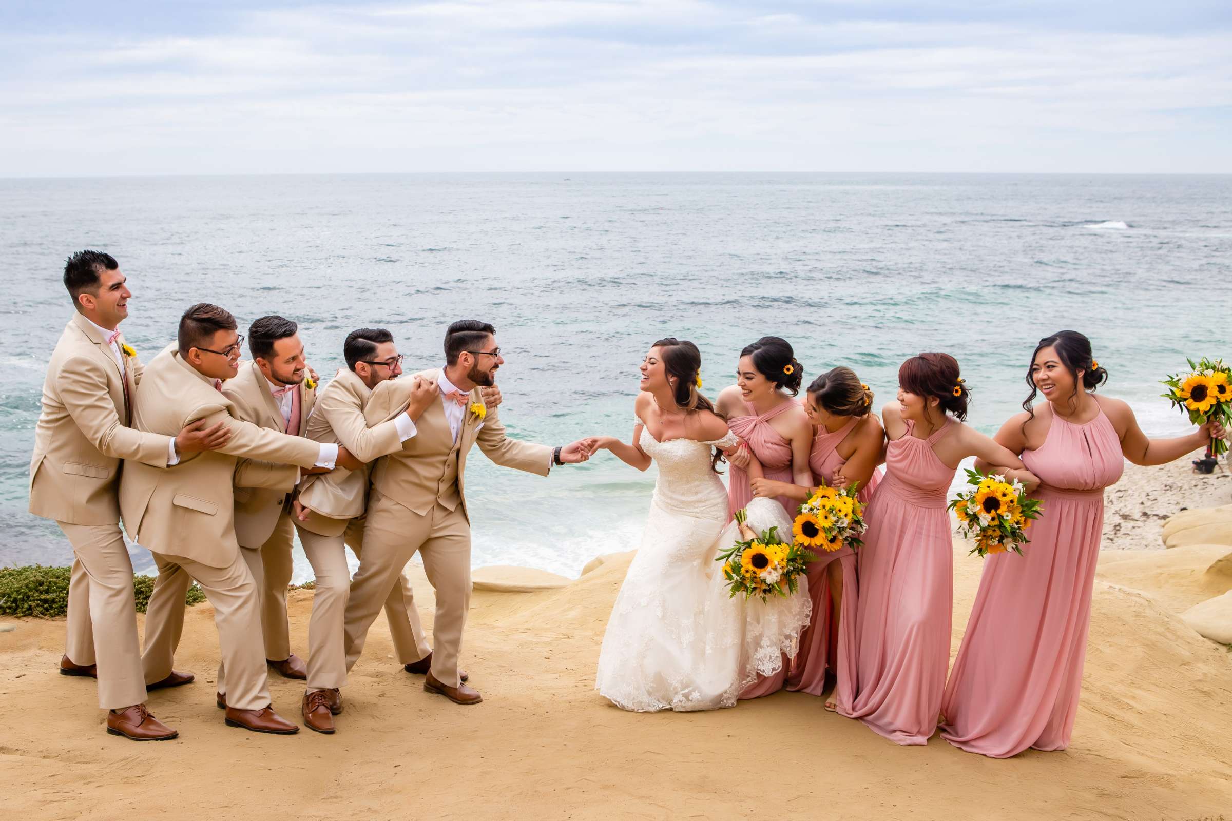 La Jolla Woman's Club Wedding coordinated by Here Is To Love, Brigid and Raheem Wedding Photo #107 by True Photography