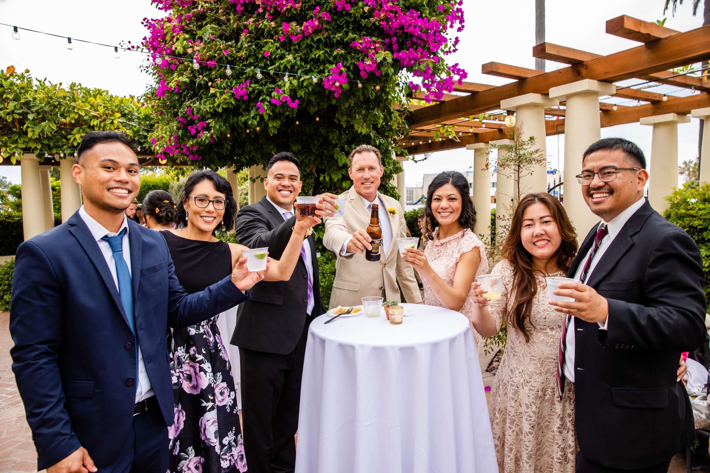 La Jolla Woman's Club Wedding coordinated by Here Is To Love, Brigid and Raheem Wedding Photo #118 by True Photography