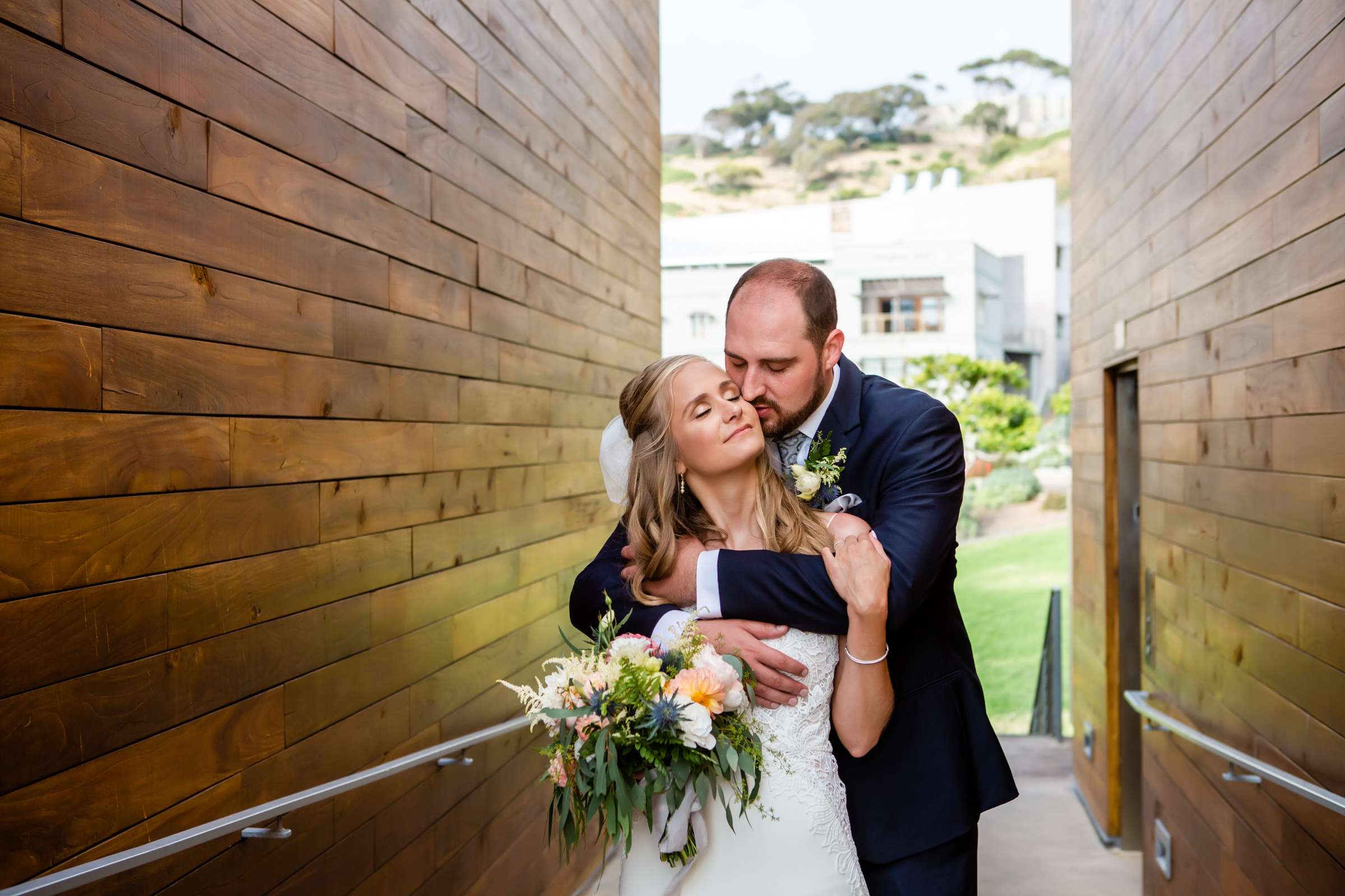 Scripps Seaside Forum Wedding coordinated by The Best Wedding For You, Jessica and Cameron Wedding Photo #1 by True Photography