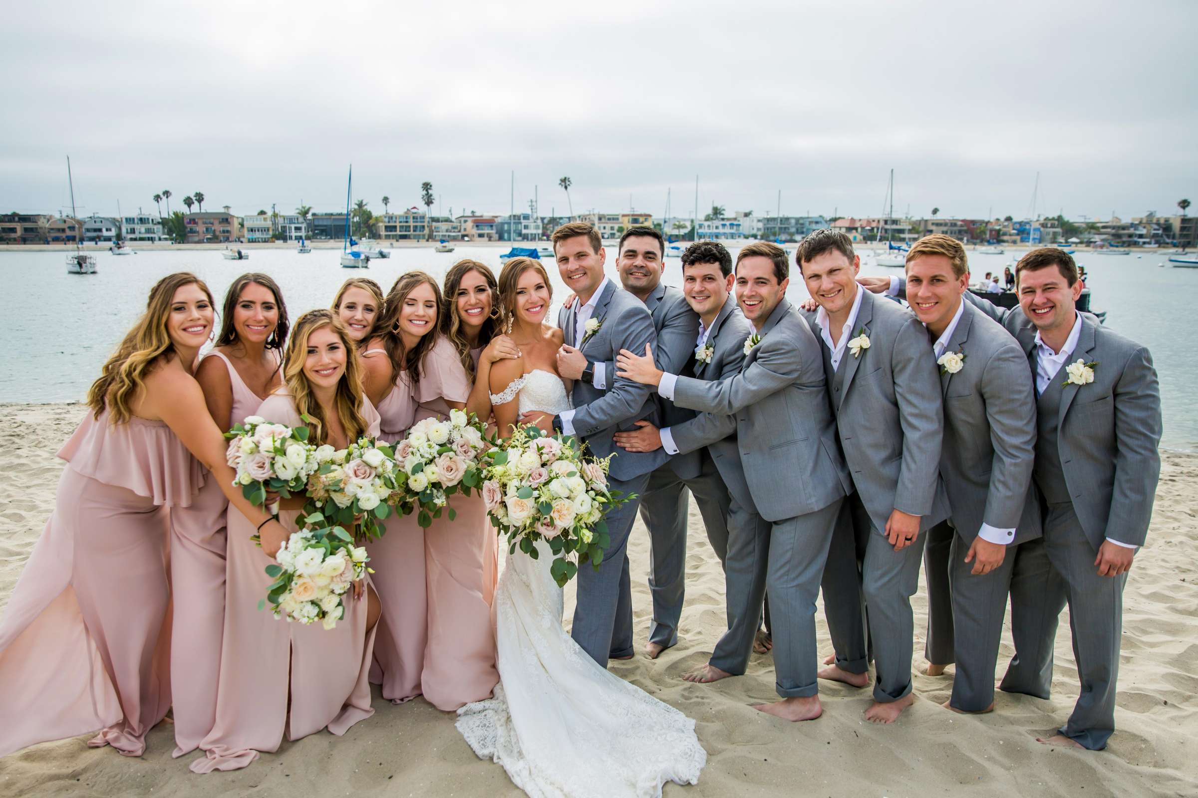 San Diego Rowing Club | The Garty Pavilion Wedding coordinated by Ivory + Stone Event Co., Emily and Tommy Wedding Photo #13 by True Photography