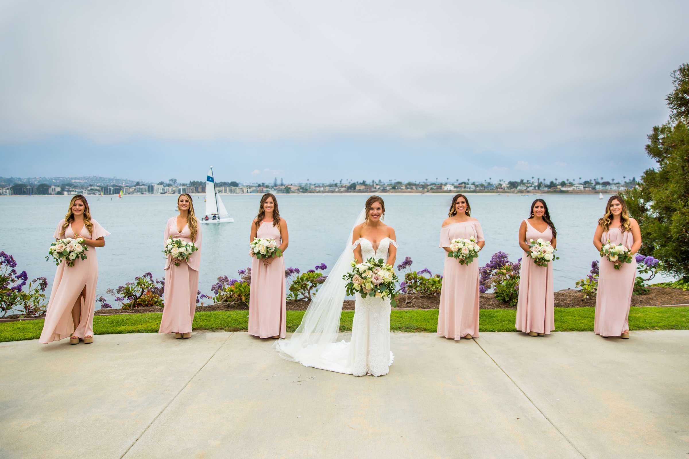 San Diego Rowing Club | The Garty Pavilion Wedding coordinated by Ivory + Stone Event Co., Emily and Tommy Wedding Photo #14 by True Photography
