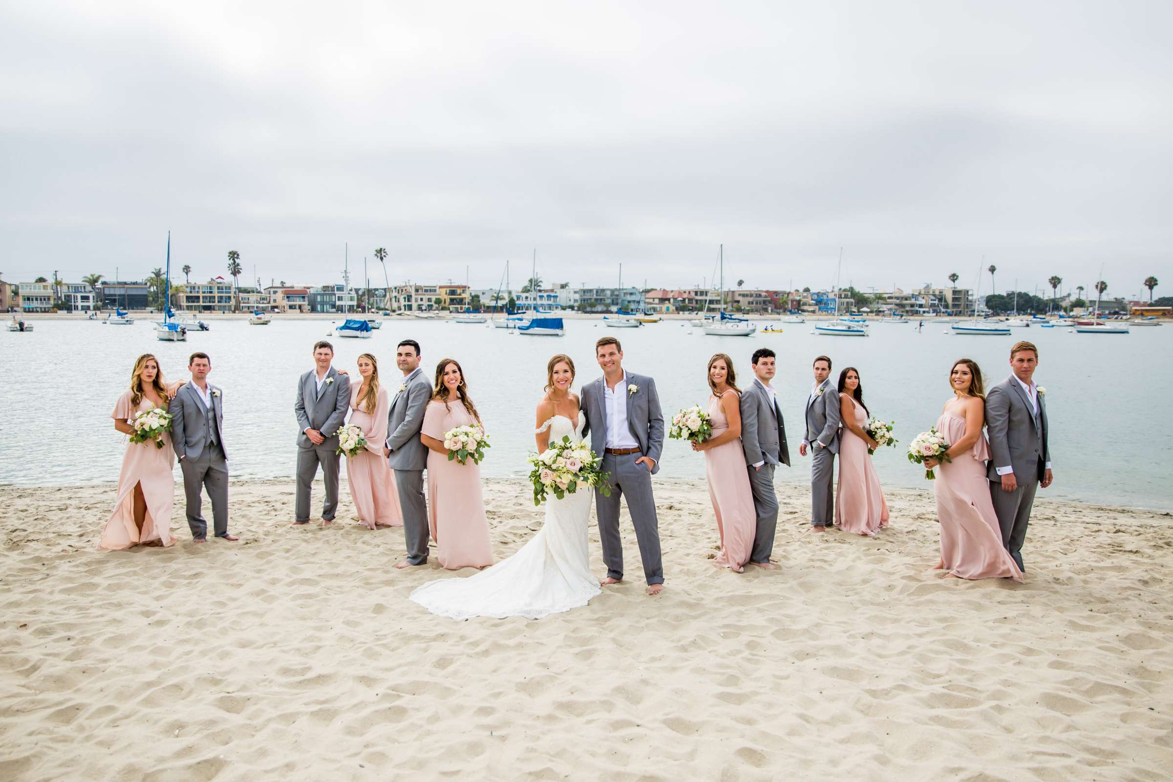 San Diego Rowing Club | The Garty Pavilion Wedding coordinated by Ivory + Stone Event Co., Emily and Tommy Wedding Photo #34 by True Photography
