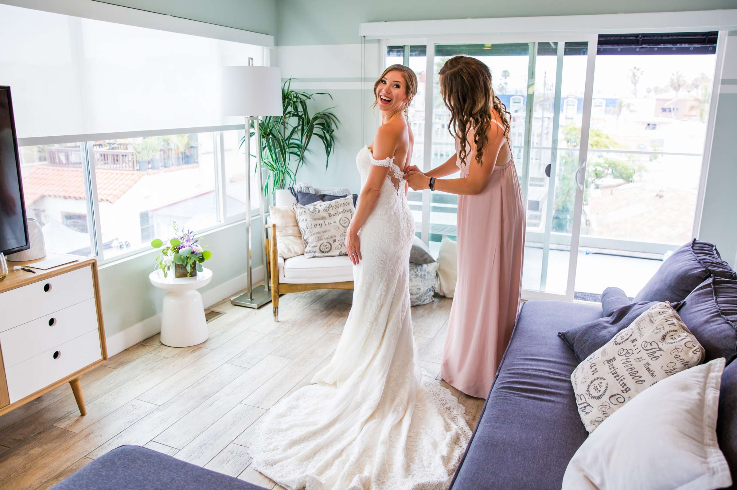 San Diego Rowing Club | The Garty Pavilion Wedding coordinated by Ivory + Stone Event Co., Emily and Tommy Wedding Photo #46 by True Photography