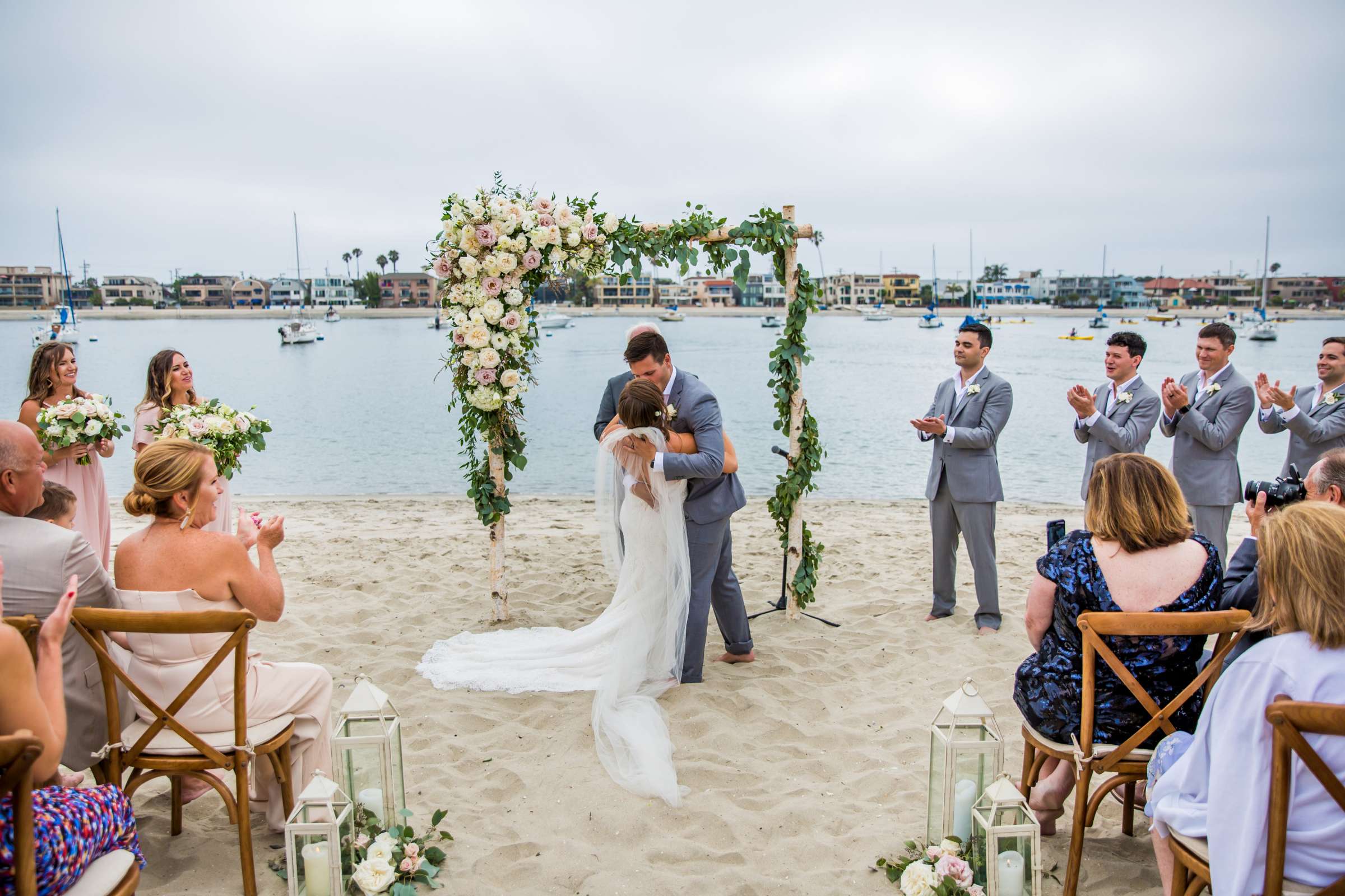 San Diego Rowing Club | The Garty Pavilion Wedding coordinated by Ivory + Stone Event Co., Emily and Tommy Wedding Photo #68 by True Photography