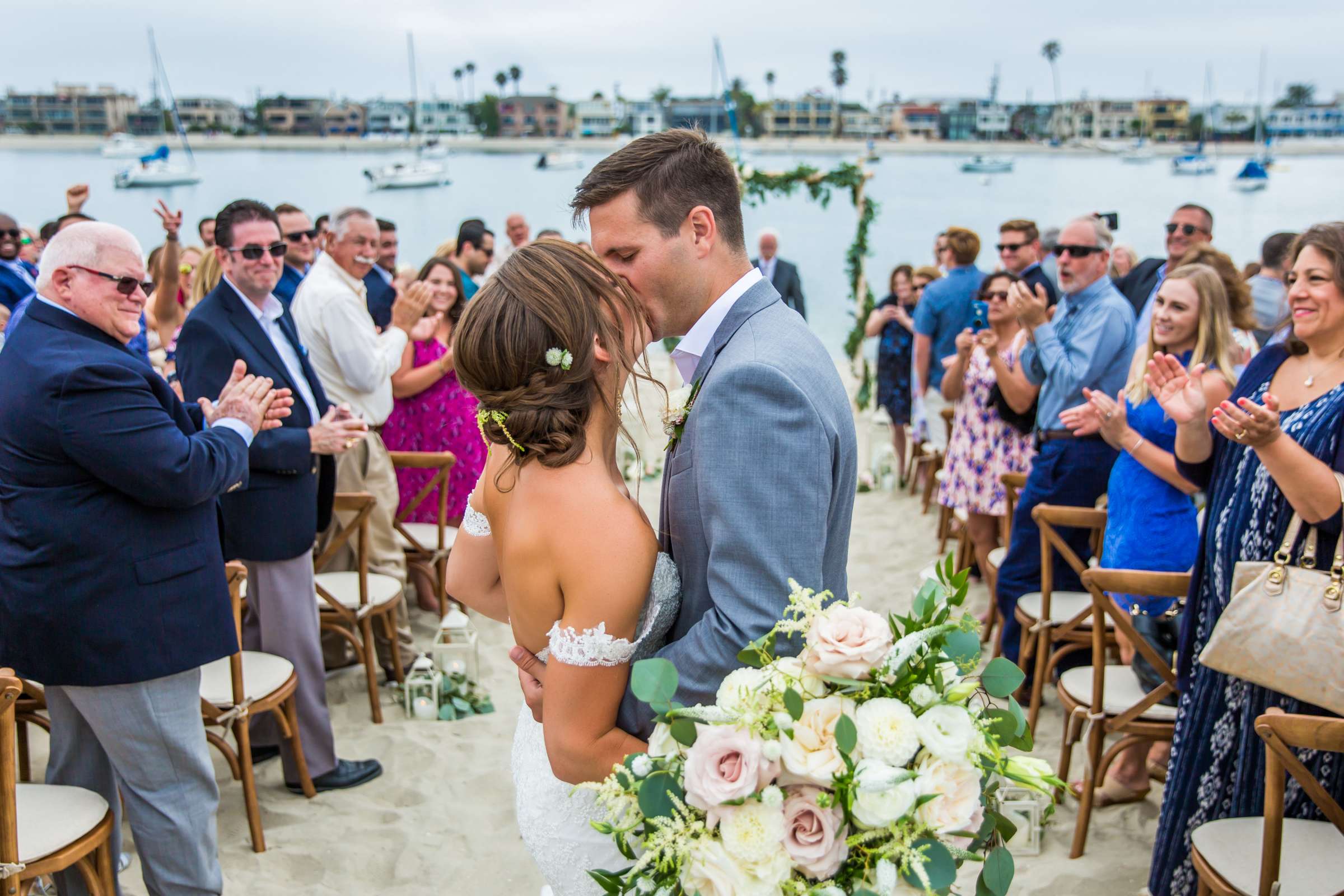 San Diego Rowing Club | The Garty Pavilion Wedding coordinated by Ivory + Stone Event Co., Emily and Tommy Wedding Photo #73 by True Photography