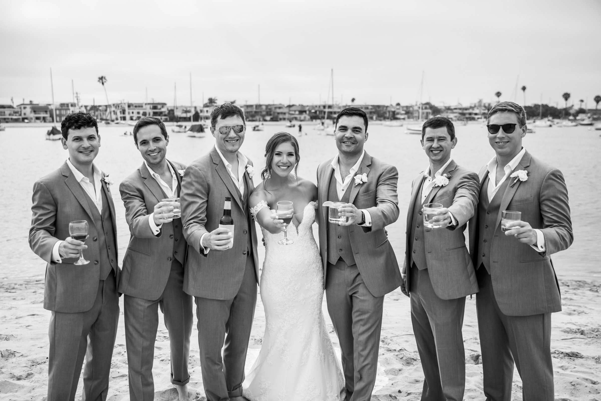 San Diego Rowing Club | The Garty Pavilion Wedding coordinated by Ivory + Stone Event Co., Emily and Tommy Wedding Photo #80 by True Photography