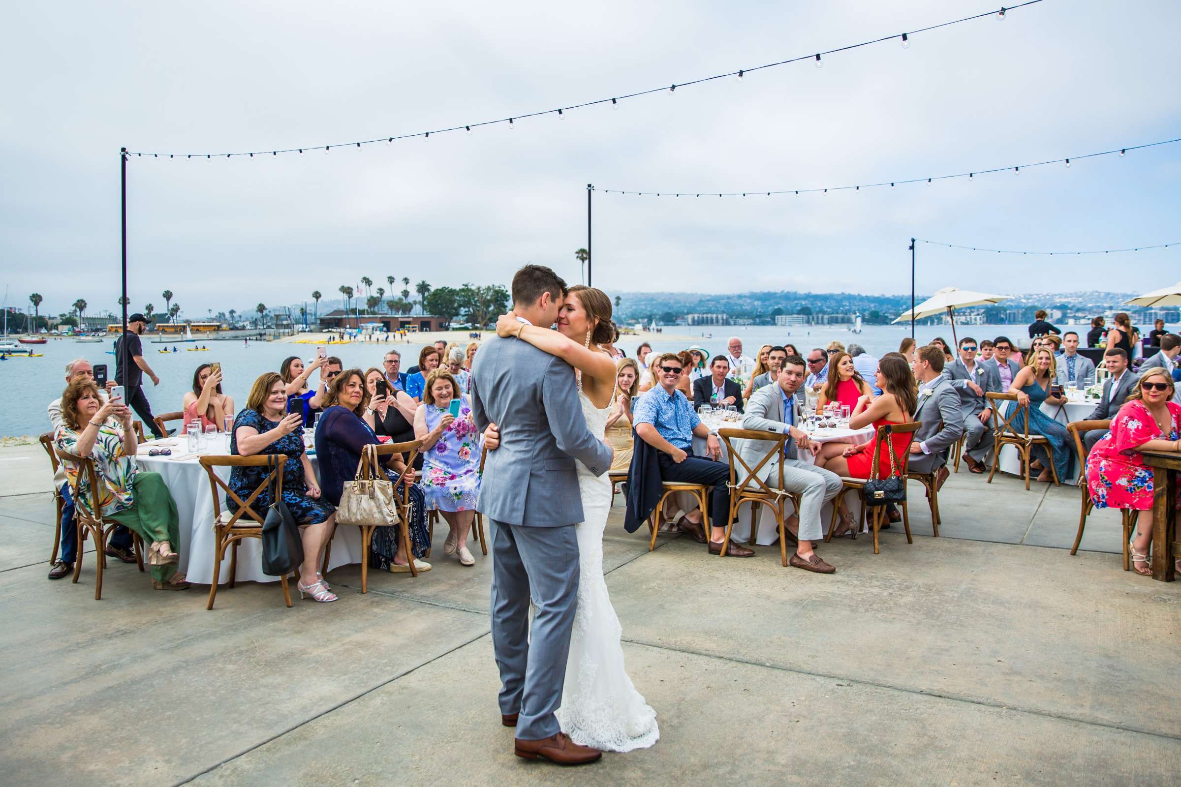 San Diego Rowing Club | The Garty Pavilion Wedding coordinated by Ivory + Stone Event Co., Emily and Tommy Wedding Photo #96 by True Photography