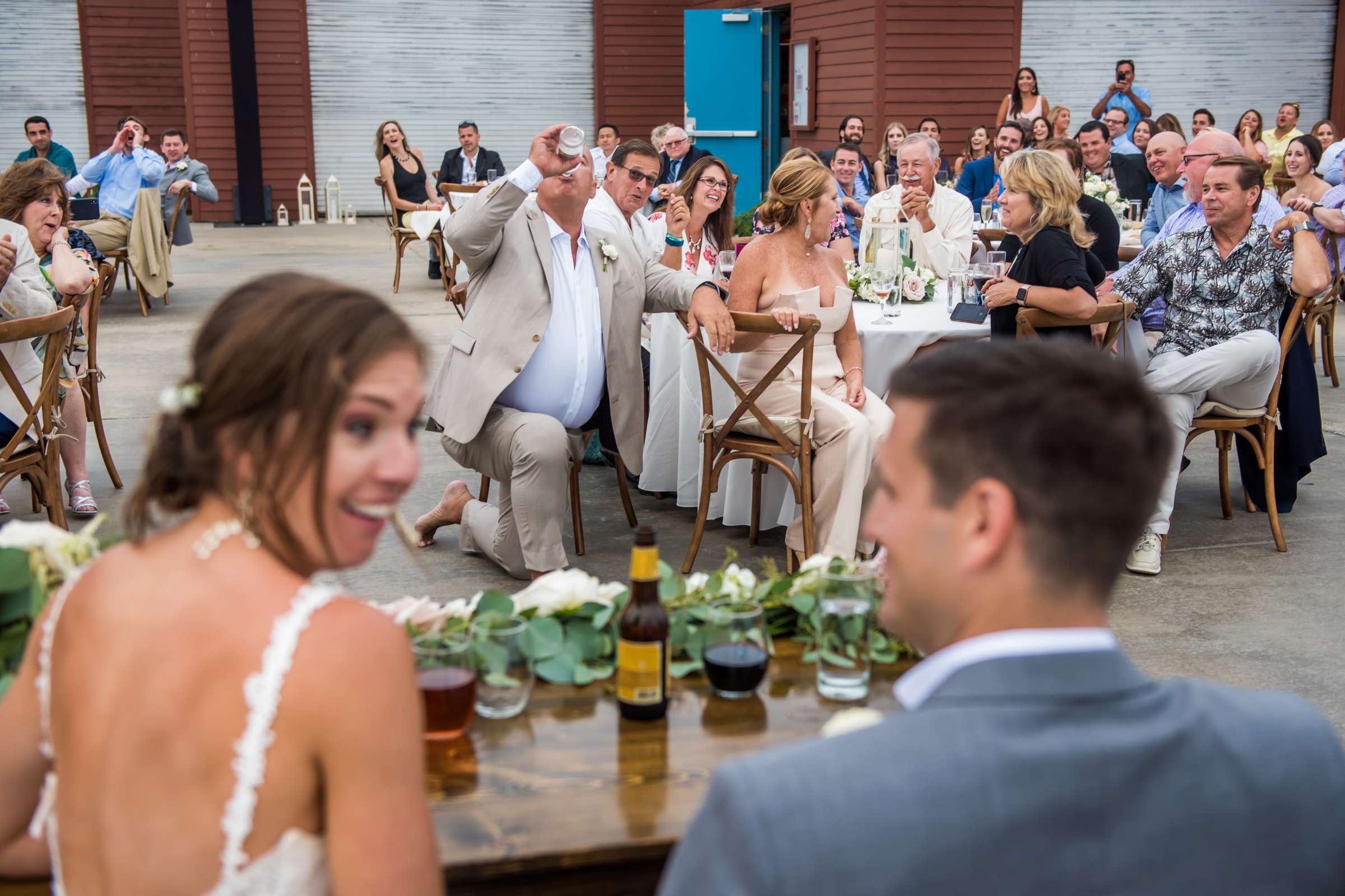 San Diego Rowing Club | The Garty Pavilion Wedding coordinated by Ivory + Stone Event Co., Emily and Tommy Wedding Photo #111 by True Photography