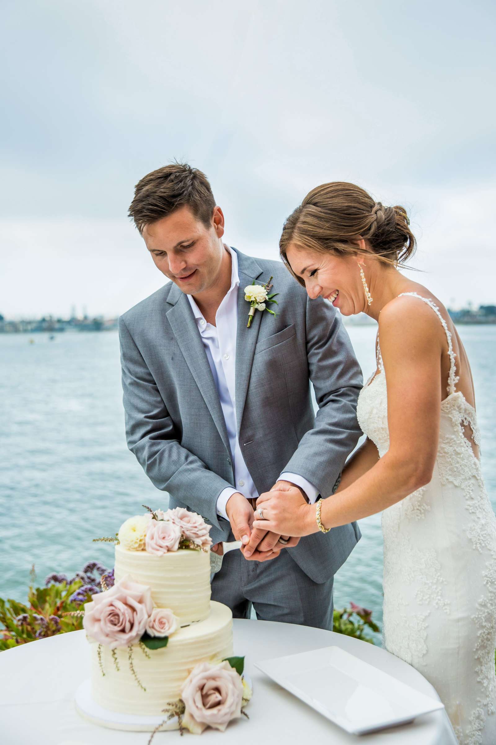 San Diego Rowing Club | The Garty Pavilion Wedding coordinated by Ivory + Stone Event Co., Emily and Tommy Wedding Photo #125 by True Photography