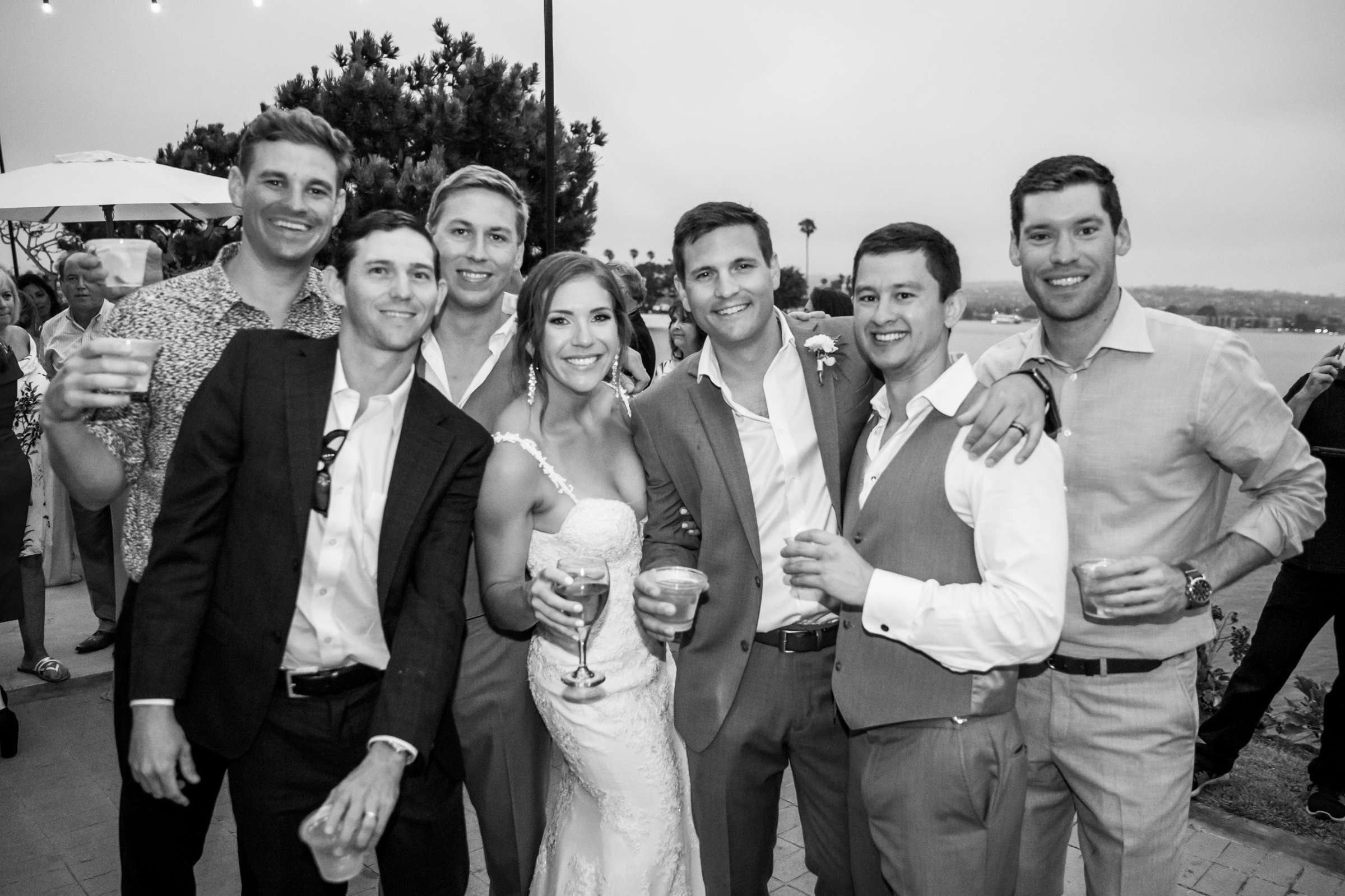 San Diego Rowing Club | The Garty Pavilion Wedding coordinated by Ivory + Stone Event Co., Emily and Tommy Wedding Photo #146 by True Photography