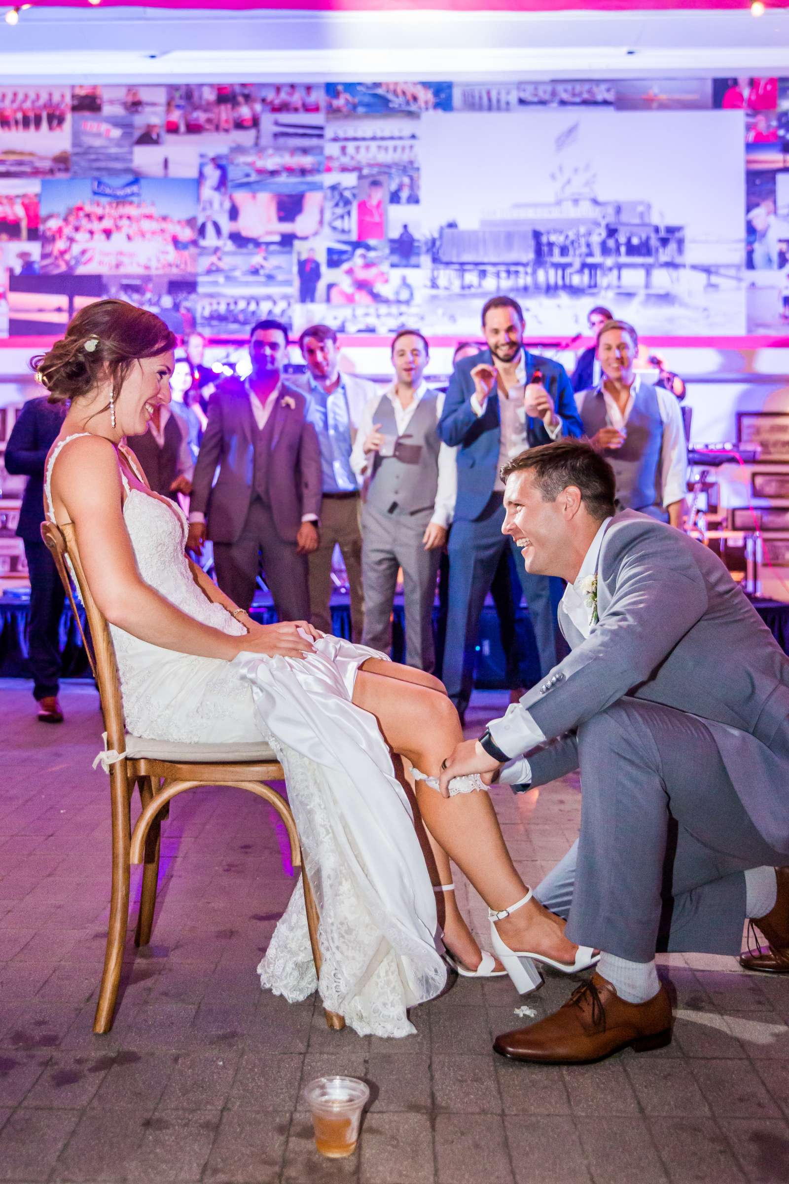 San Diego Rowing Club | The Garty Pavilion Wedding coordinated by Ivory + Stone Event Co., Emily and Tommy Wedding Photo #152 by True Photography