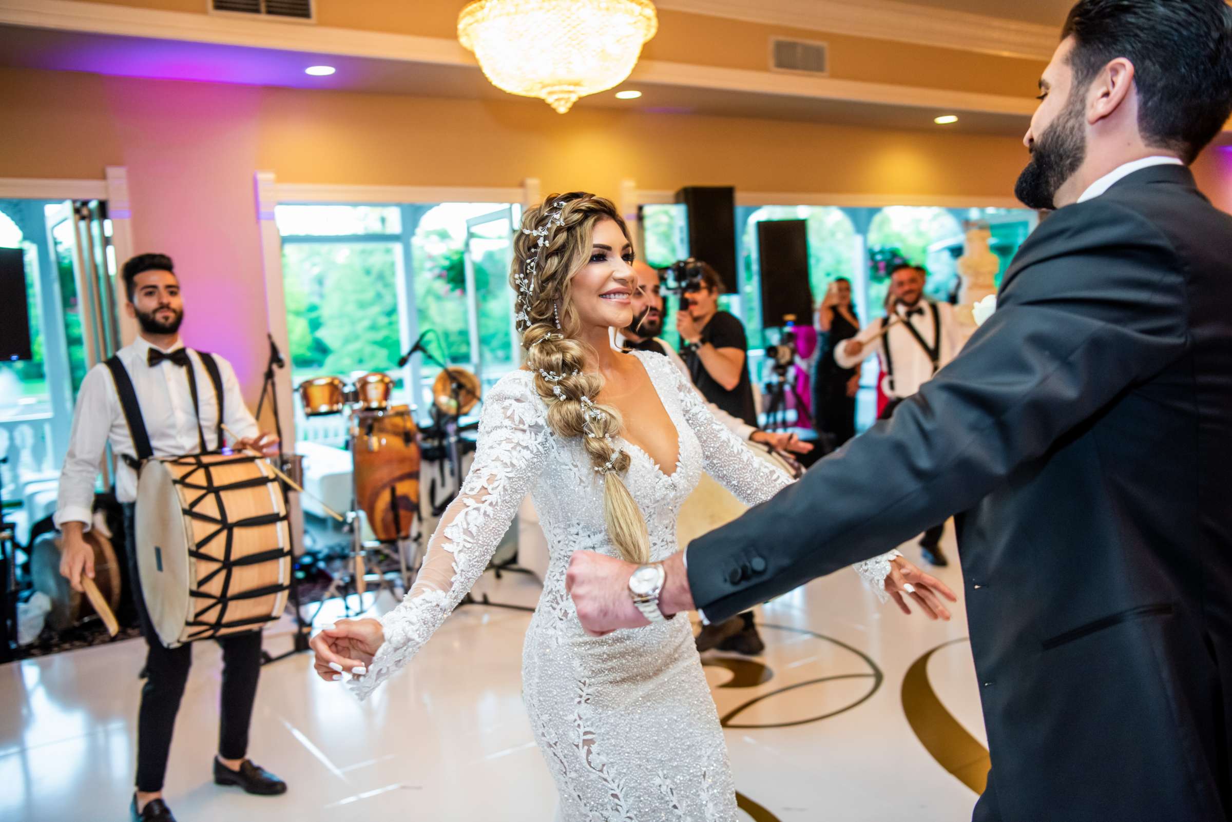 Grand Tradition Estate Wedding, Lisa and Omar Wedding Photo #111 by True Photography