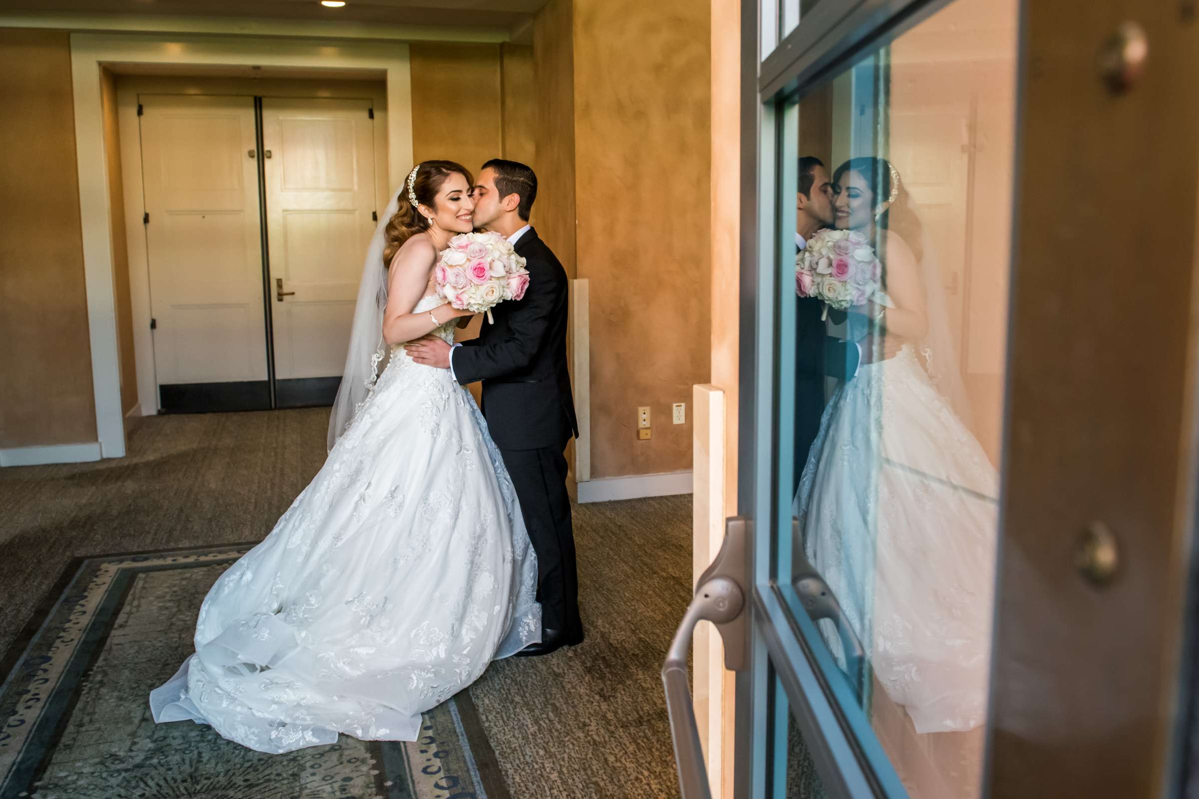 Hyatt Regency La Jolla Wedding coordinated by At Your Side Planning, Hussein and Jasmin Wedding Photo #11 by True Photography