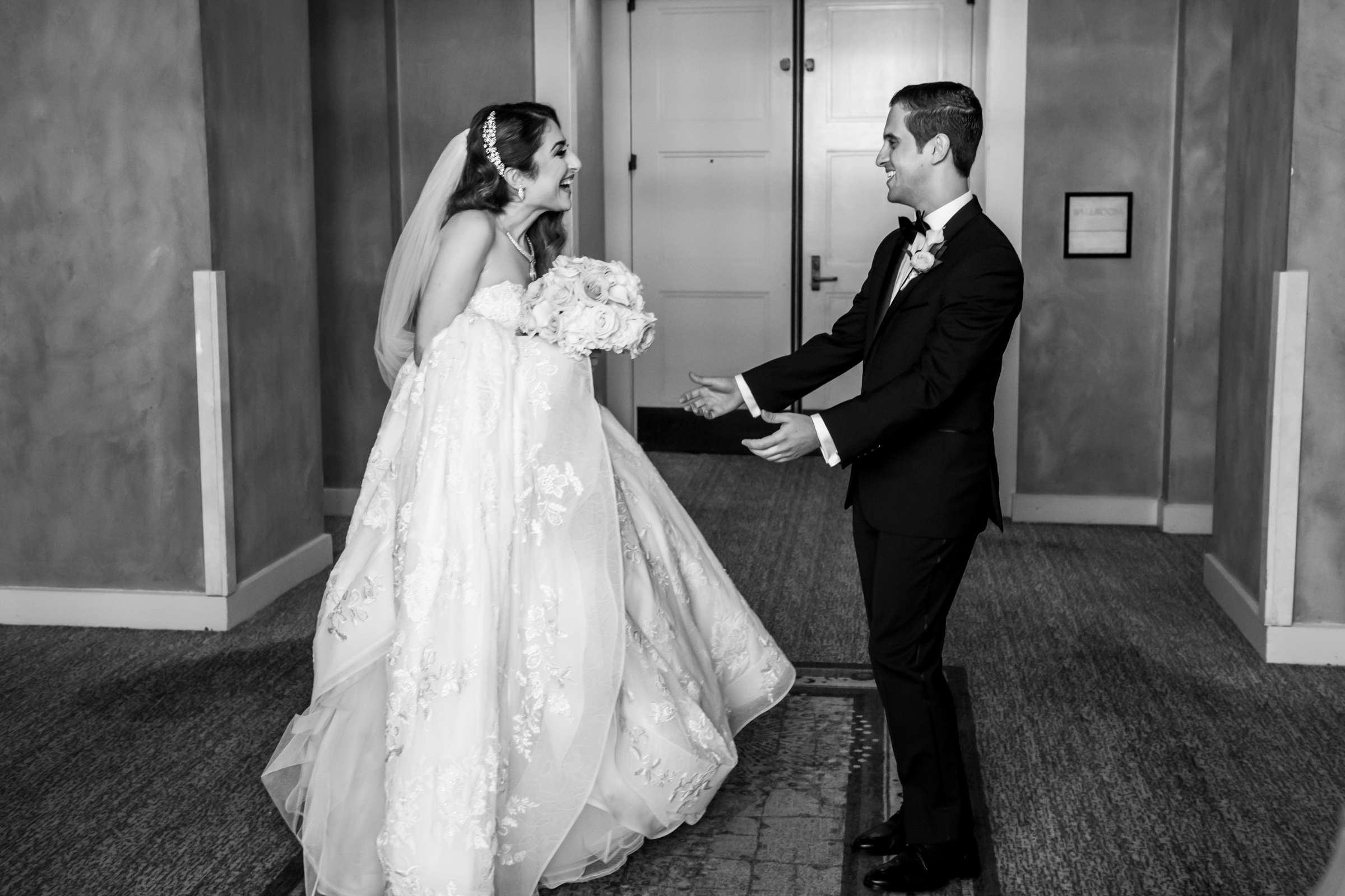 Hyatt Regency La Jolla Wedding coordinated by At Your Side Planning, Hussein and Jasmin Wedding Photo #44 by True Photography