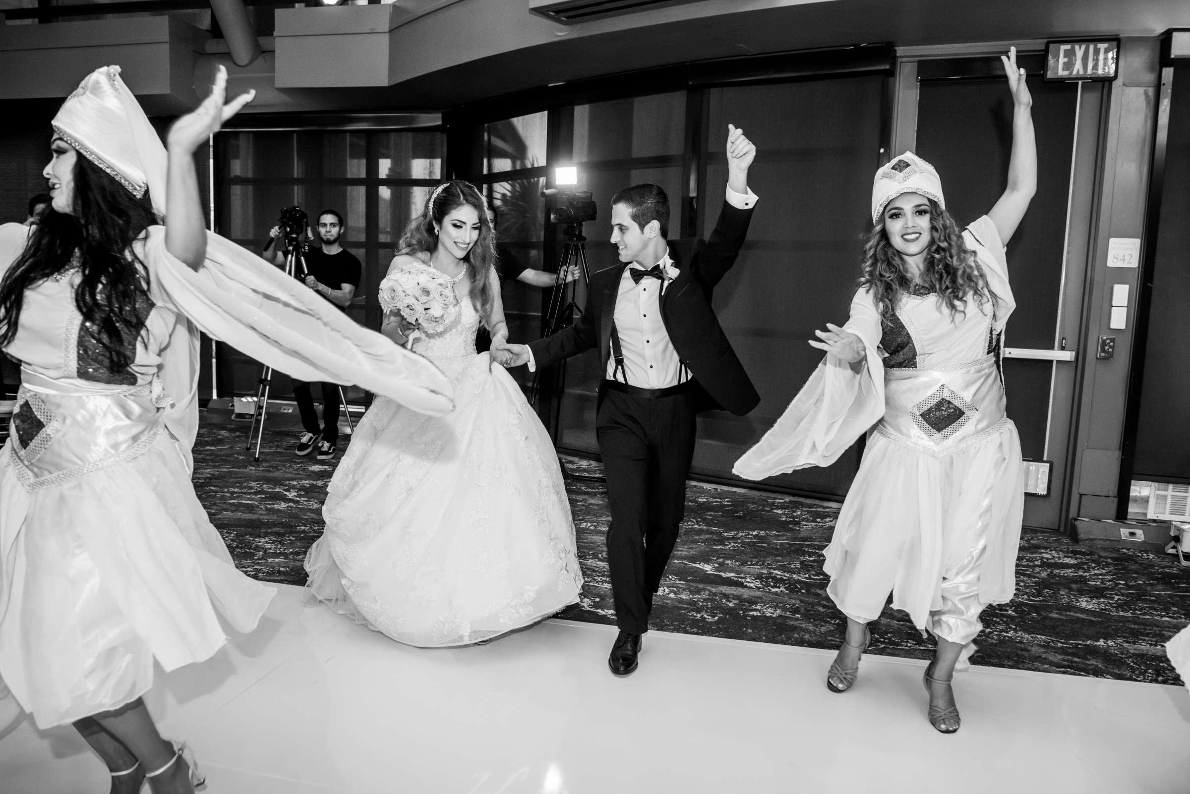 Hyatt Regency La Jolla Wedding coordinated by At Your Side Planning, Hussein and Jasmin Wedding Photo #103 by True Photography