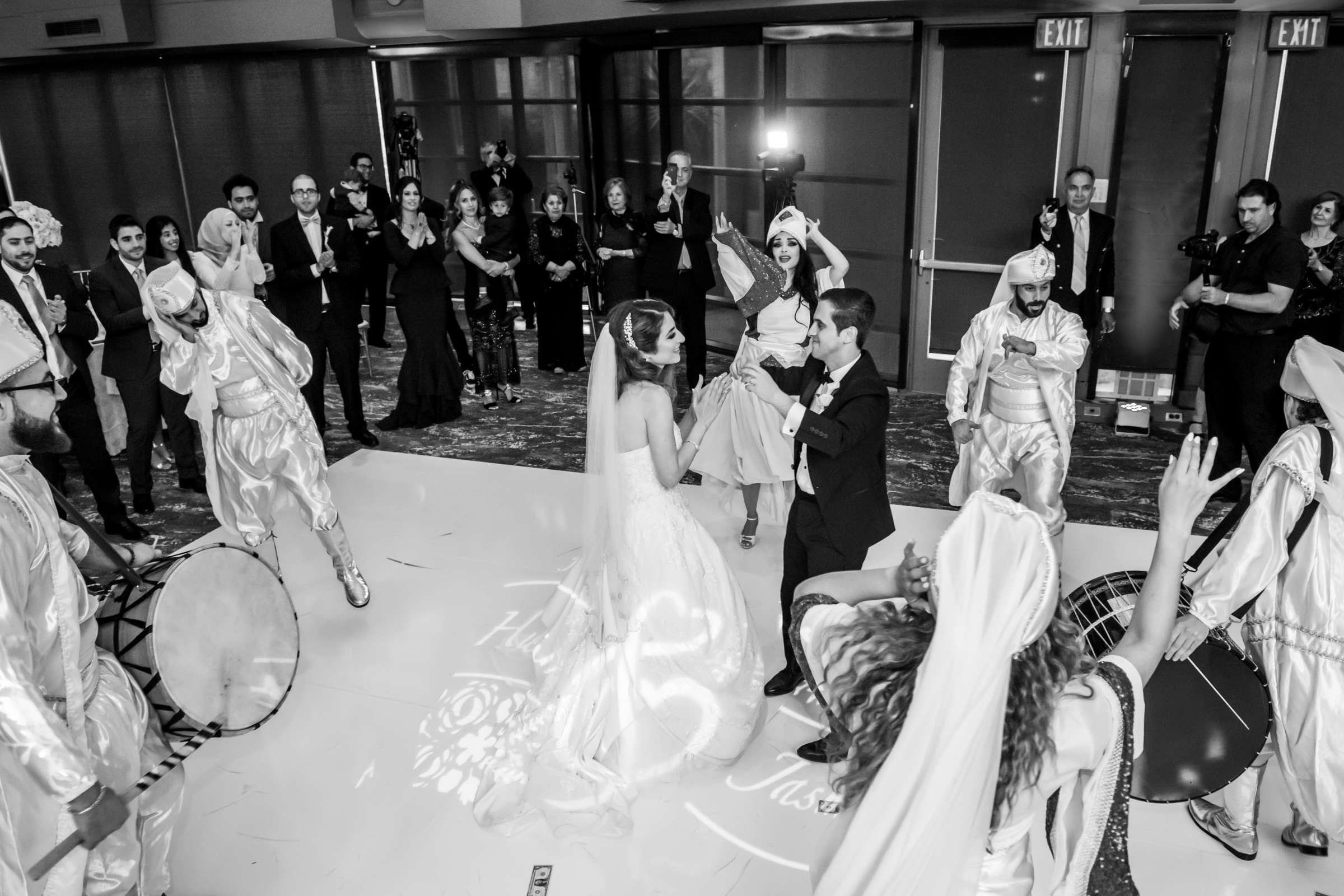 Hyatt Regency La Jolla Wedding coordinated by At Your Side Planning, Hussein and Jasmin Wedding Photo #109 by True Photography