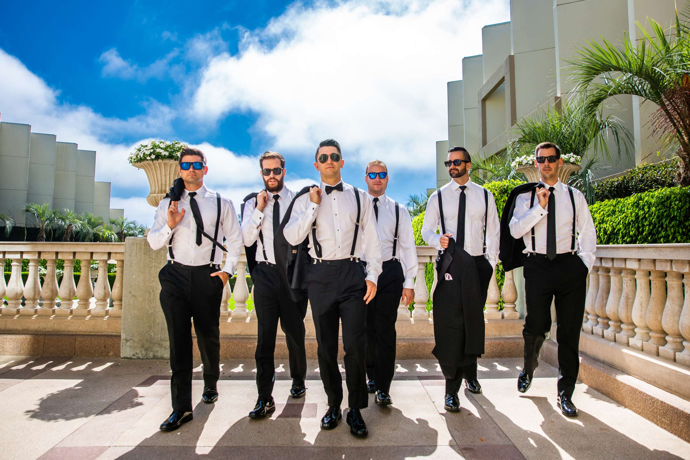 Groomsmen at Hilton La Jolla Torrey Pines Wedding coordinated by I Do Weddings, Riana and Carlos Wedding Photo #559904 by True Photography