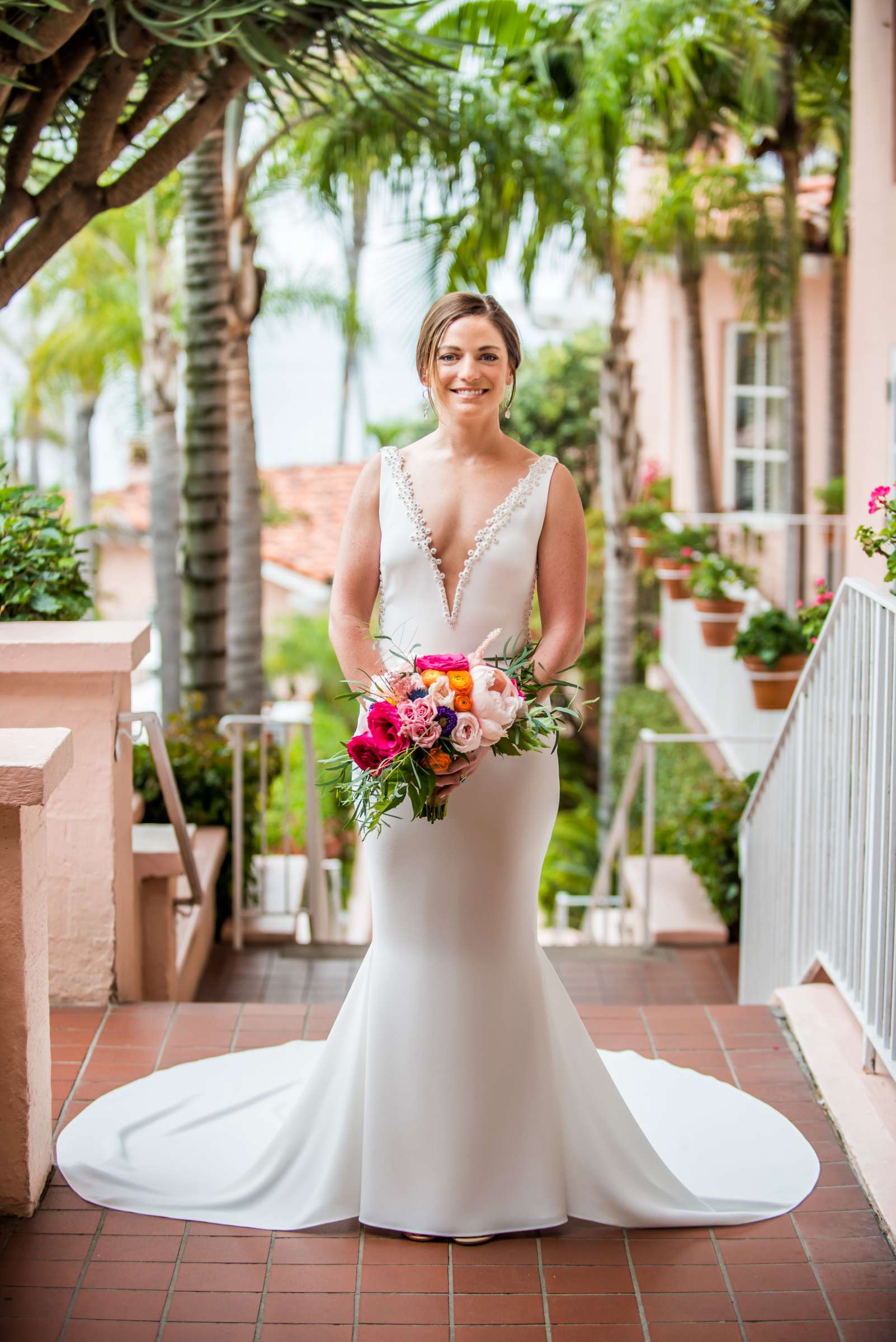 La Valencia Wedding coordinated by SARAH DILLENBECK EVENTS, Emily and Jason Wedding Photo #8 by True Photography