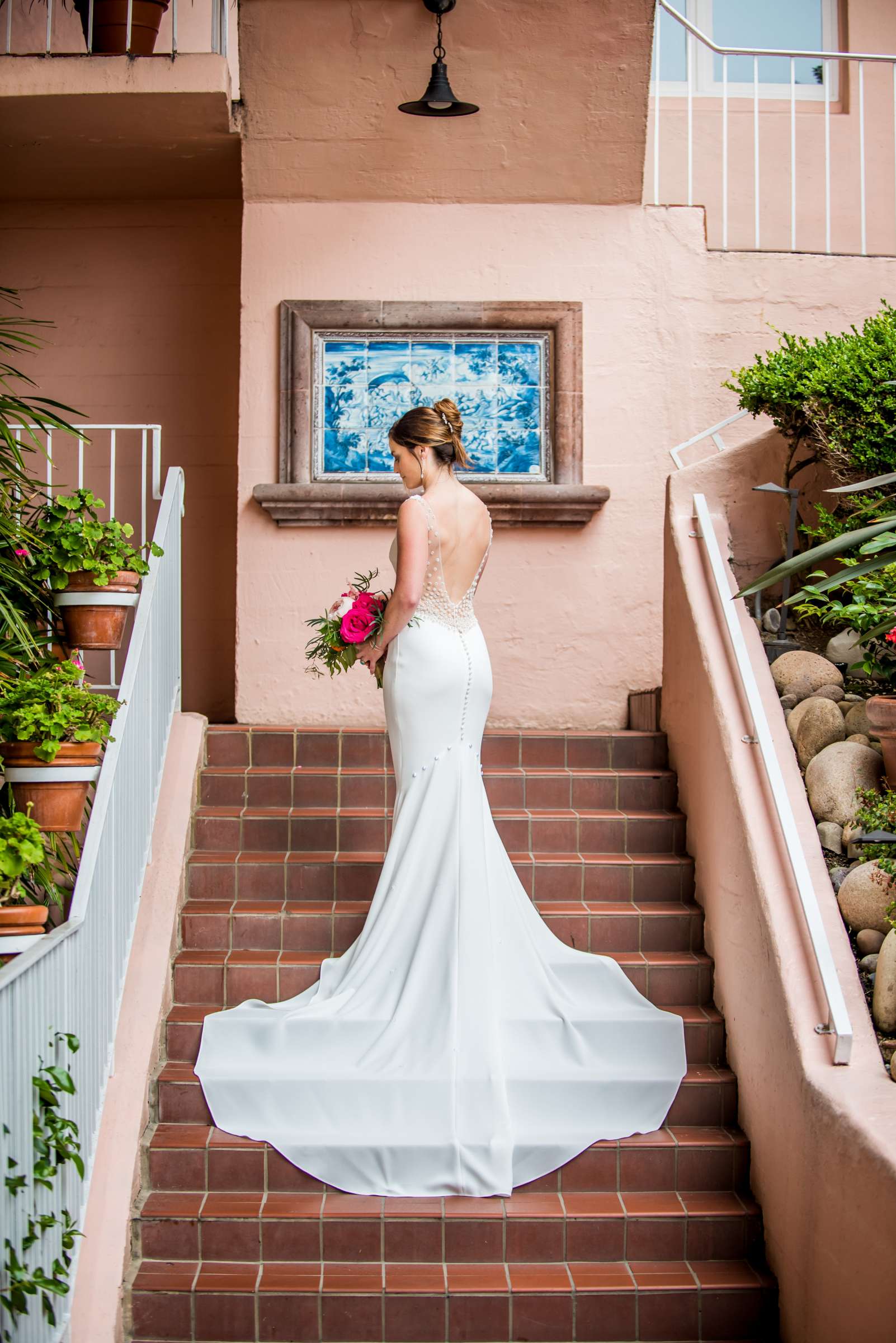 La Valencia Wedding coordinated by SARAH DILLENBECK EVENTS, Emily and Jason Wedding Photo #70 by True Photography