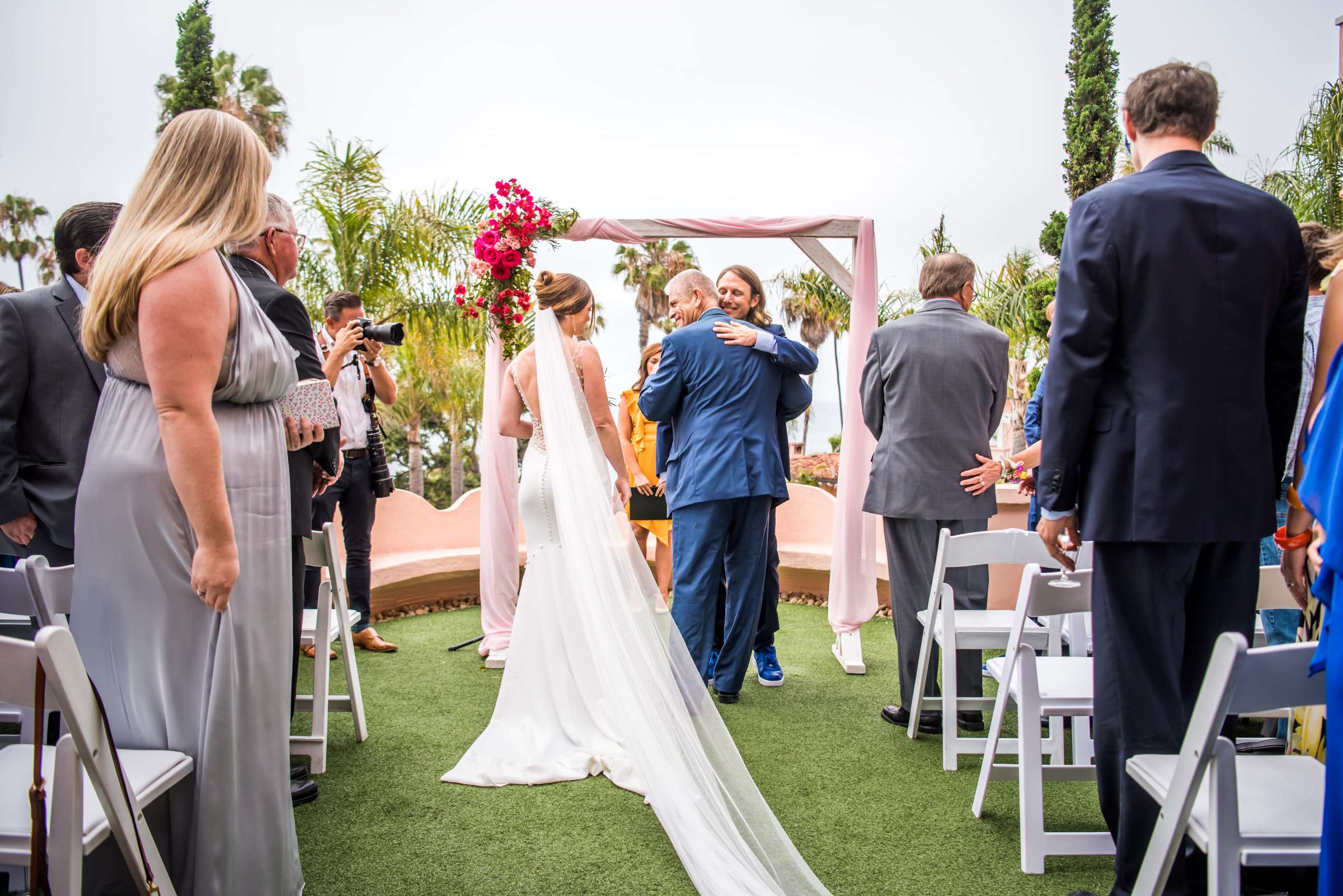 La Valencia Wedding coordinated by SARAH DILLENBECK EVENTS, Emily and Jason Wedding Photo #81 by True Photography